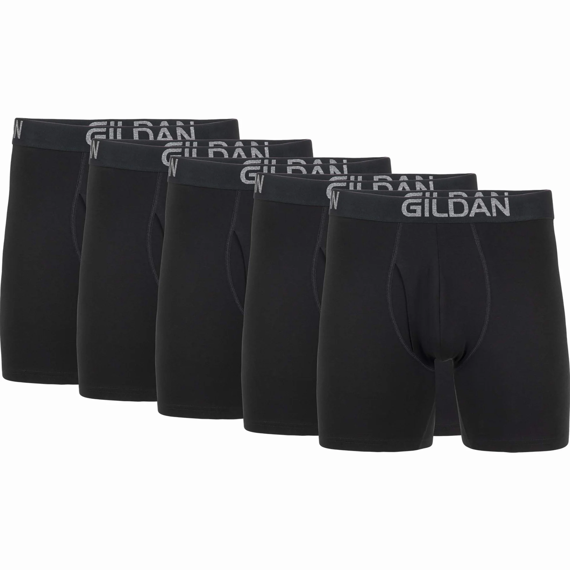 Gildan Cotton Stretch Boxer Brief, Multipack Ropa Interior de Hombres Hombre (Pack de 4)