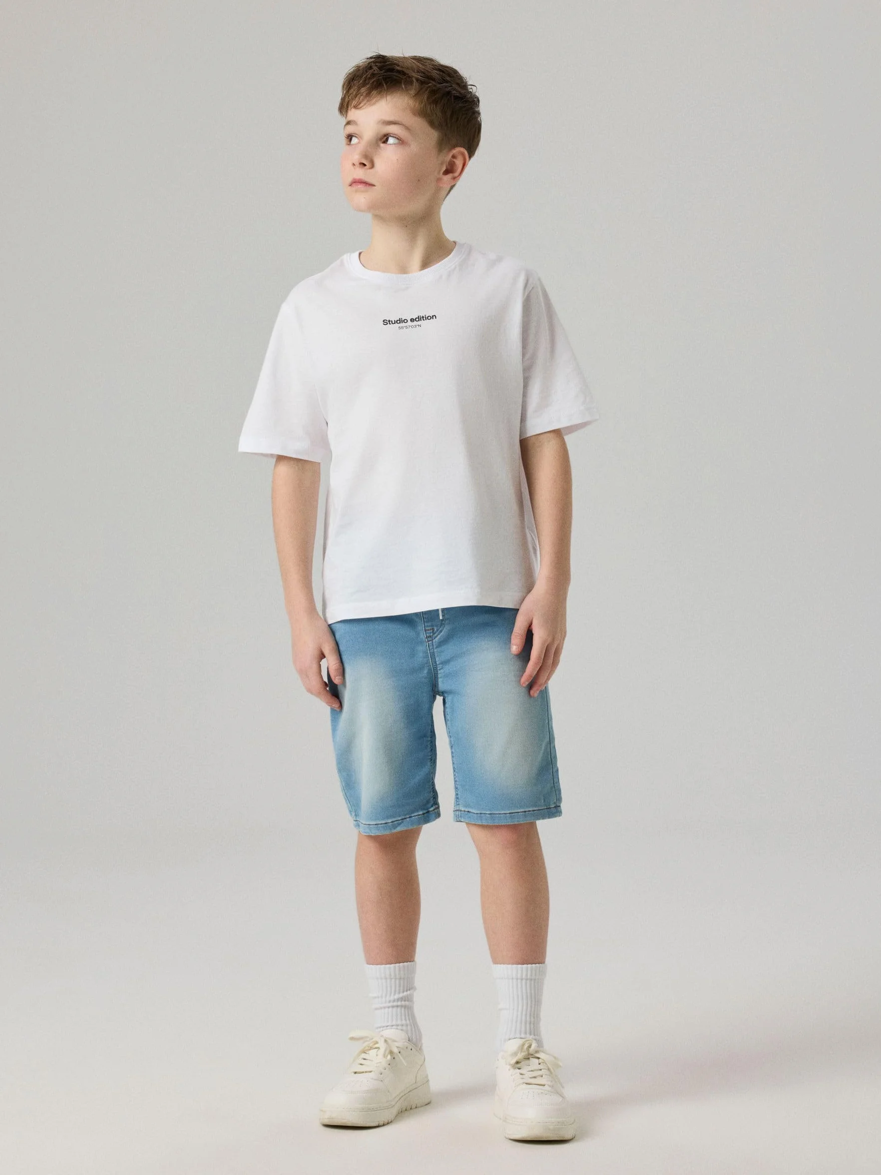 NAME IT Nkmryan Jogger Dnm L Shorts 6300-th Noos Pantalones cortos Niños