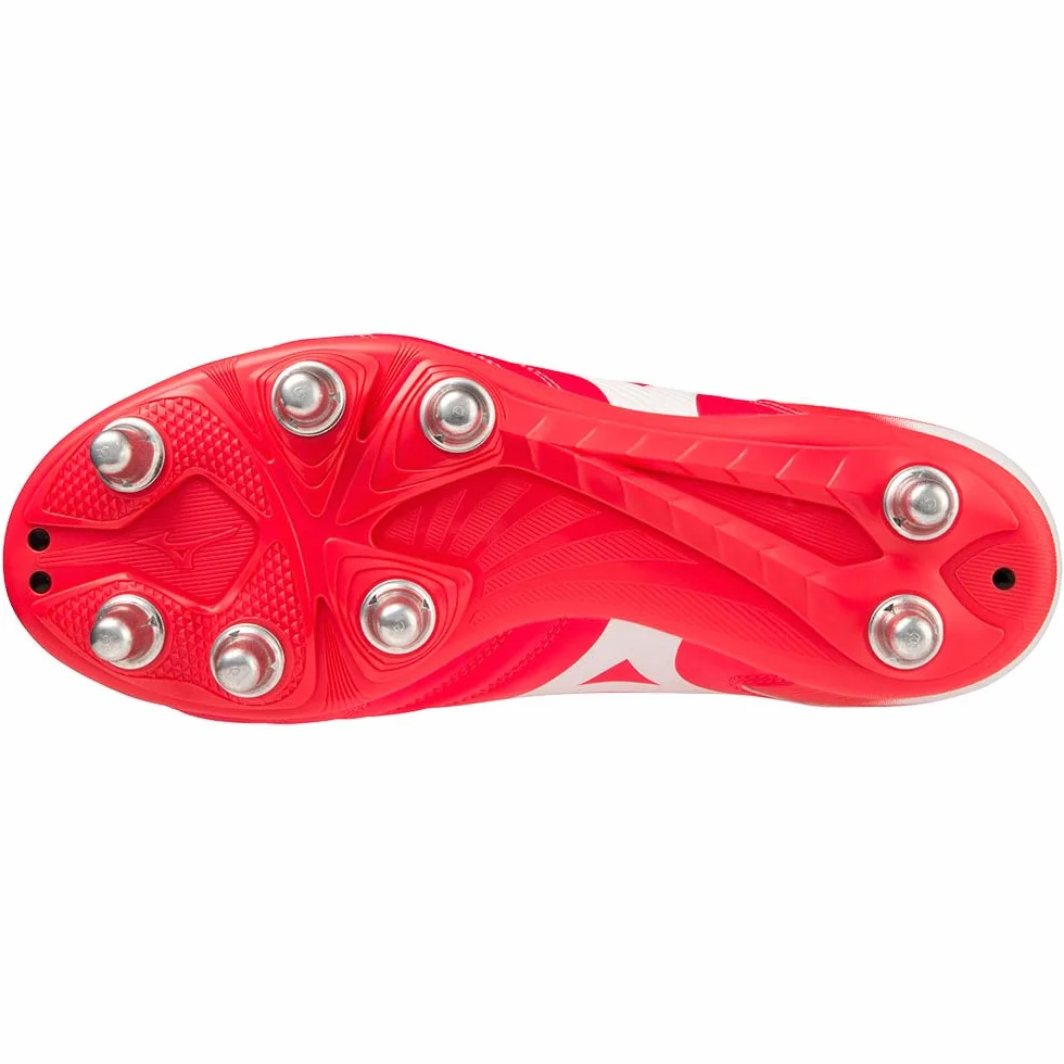 Mizuno Waitangi II Cl Rugby Unisex, Fierycoral2 Blanco, 42 EU