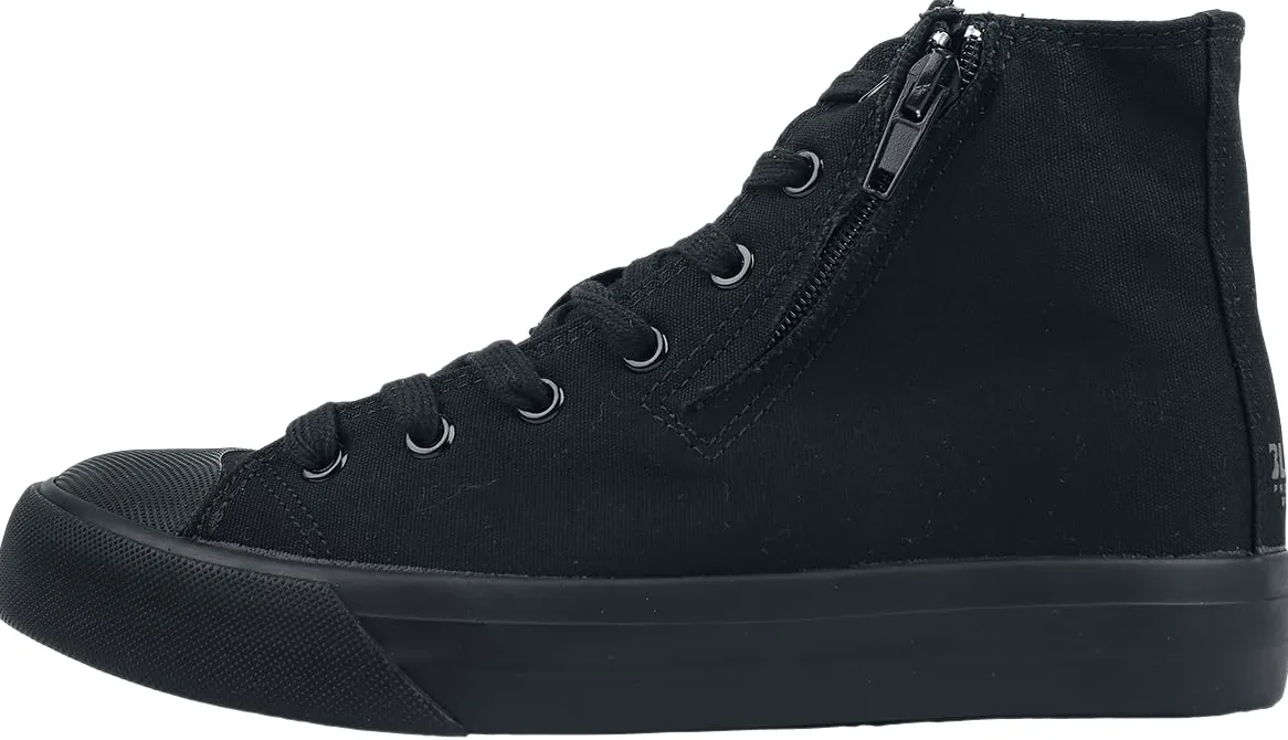 Black Premium by EMP Unisex Zapatillas Negras con Cremallera