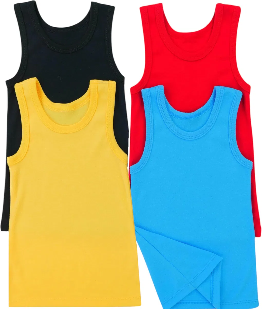 tobeinstyle Boy 's 4 unidades Tank Tops