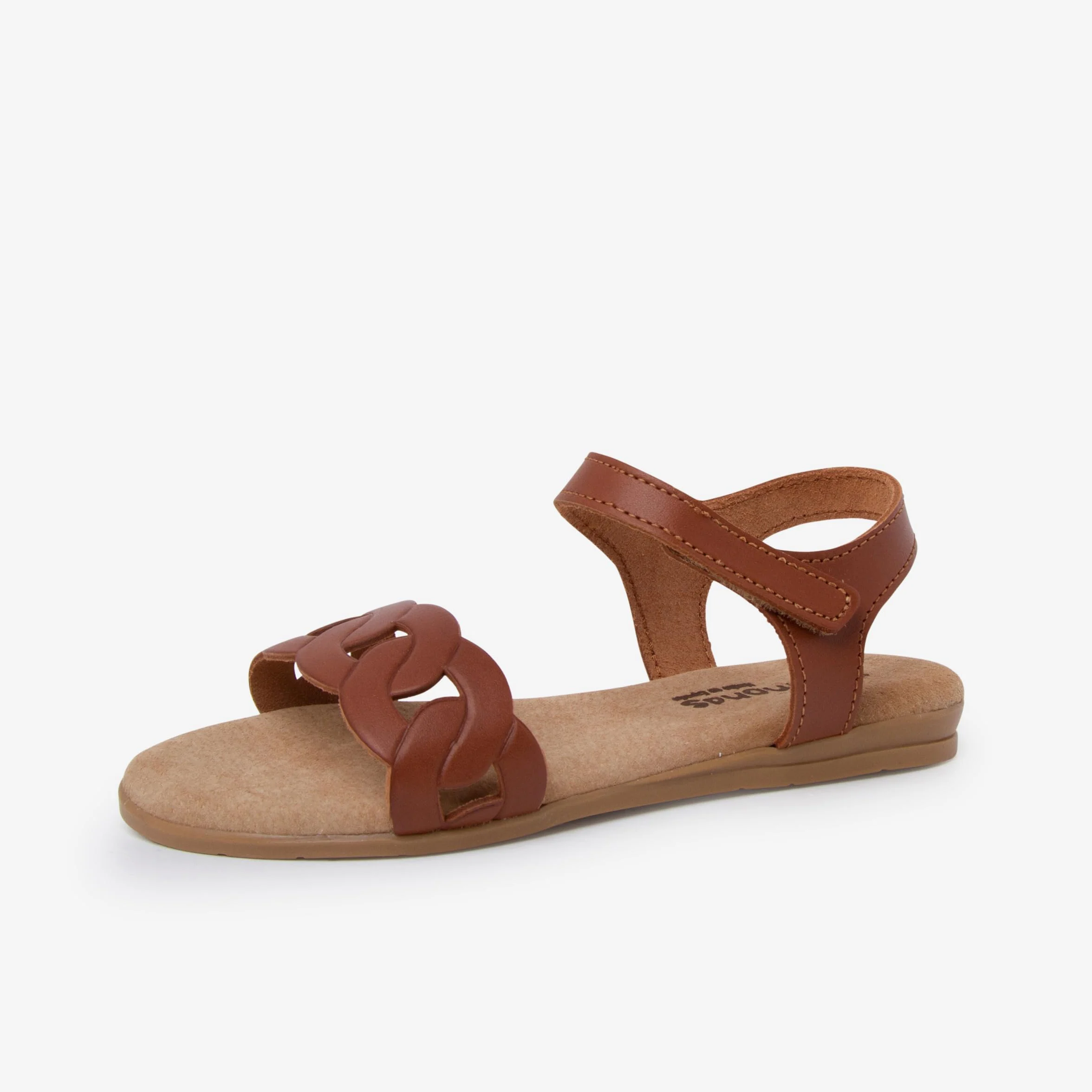 Pisamonas Sandalias Piel Eslabones Tira Adherente