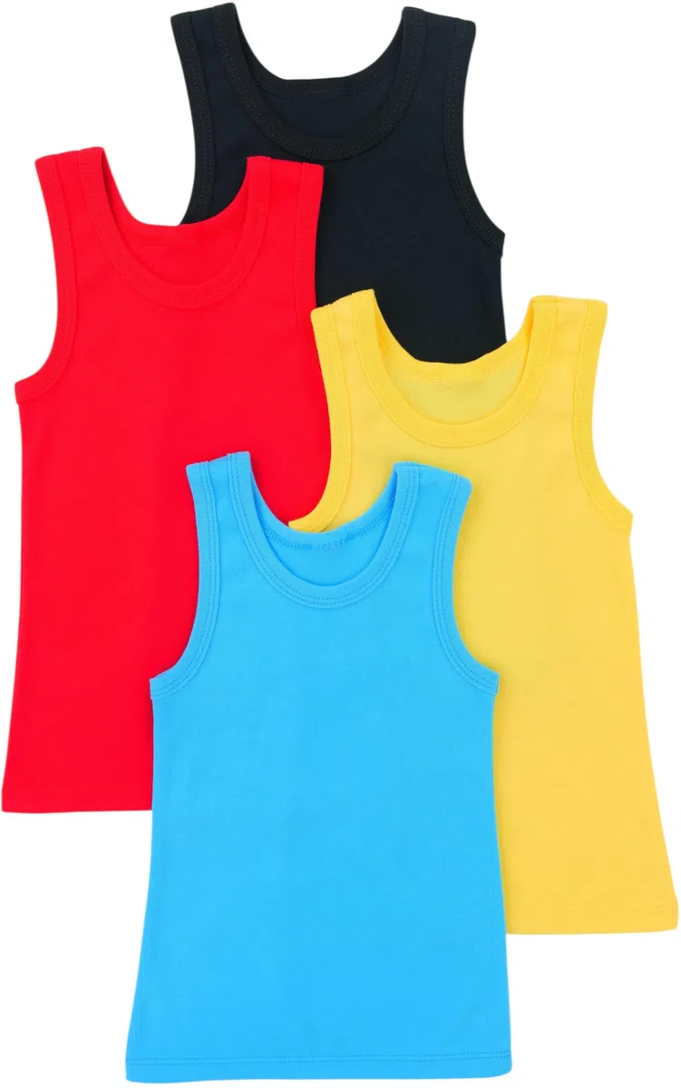 tobeinstyle Boy 's 4 unidades Tank Tops
