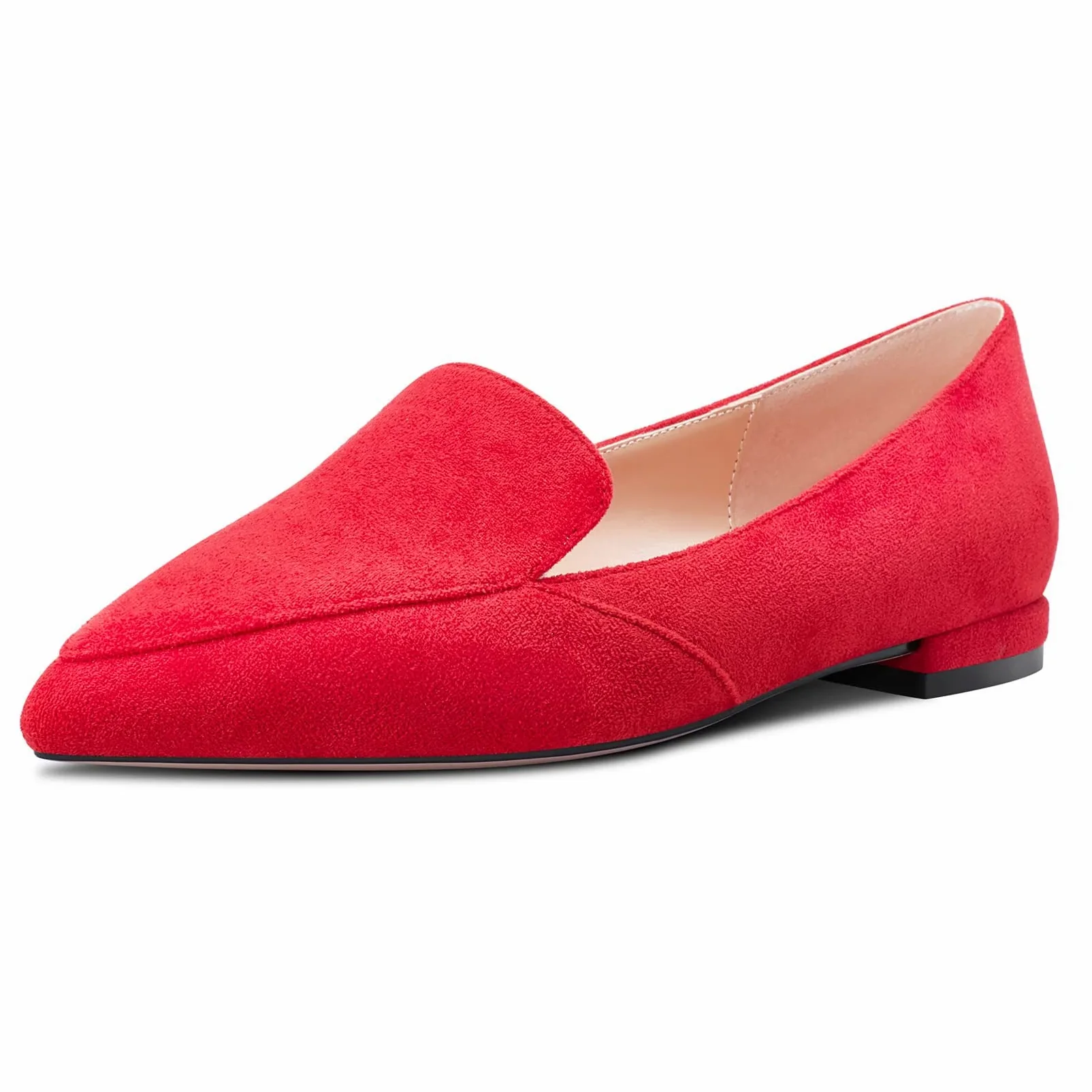 Castamere Mujer Bajos Heel Puntiaguada Punta Slip-on Pumps de Boda Oficina Zapatos