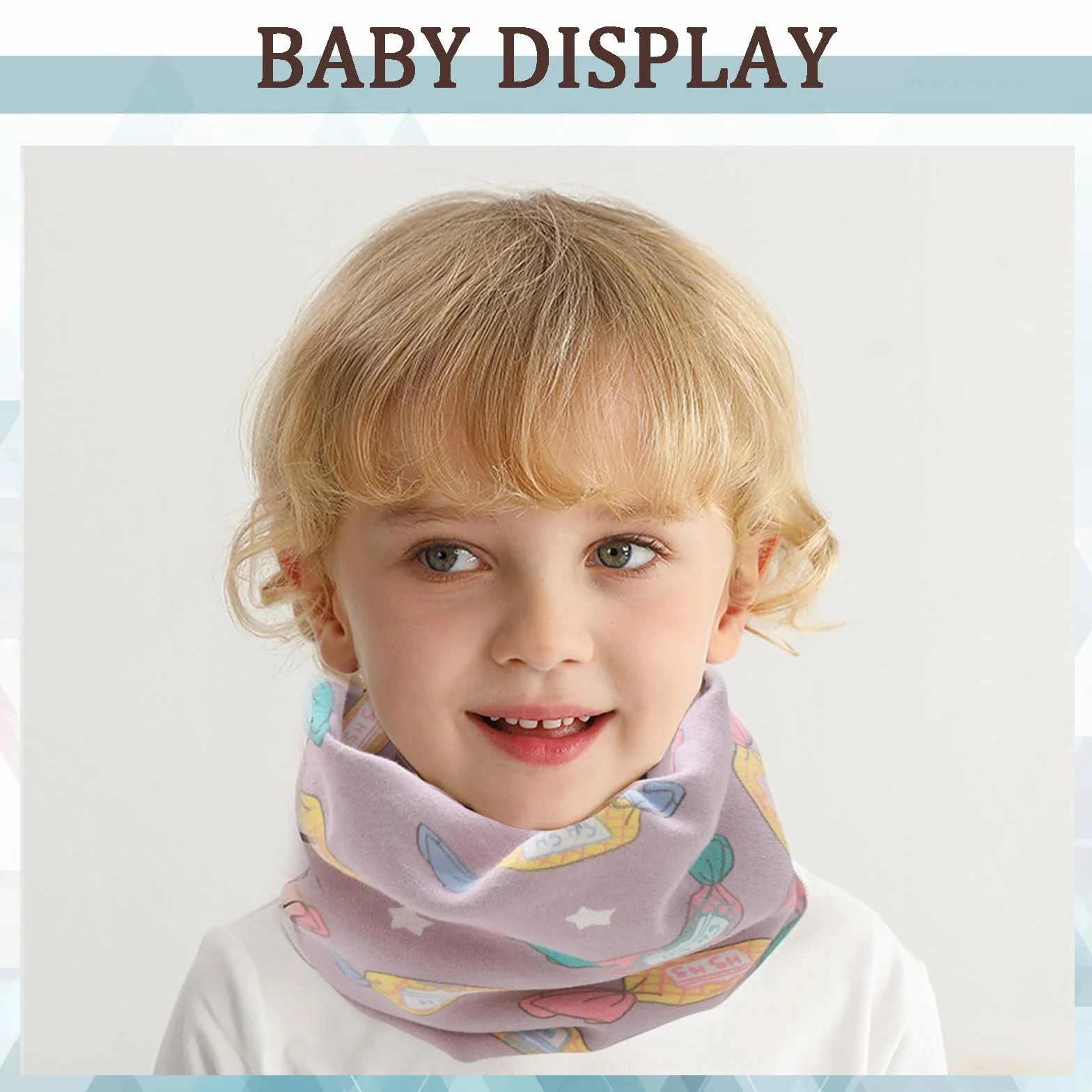 DKDDSSS 4 Pcs Calentador de Cuello, Braga Cuello Niño Braga Cuello Niña, Bufanda para Niños, Invierno Bufanda Tubular para Niños Niñas, 1-12 Años