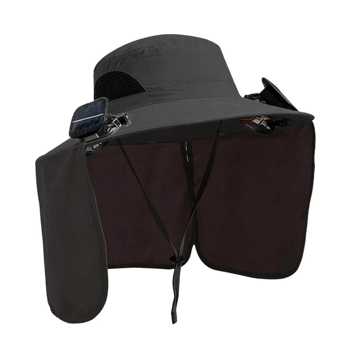 Sombrero solar con ventilador | Sombreros de ala ancha, sombreros solares plegables con 2 ventiladores solares para mujeres, para hombres, jardinería, senderismo, pesca, exterior, playa, viajes