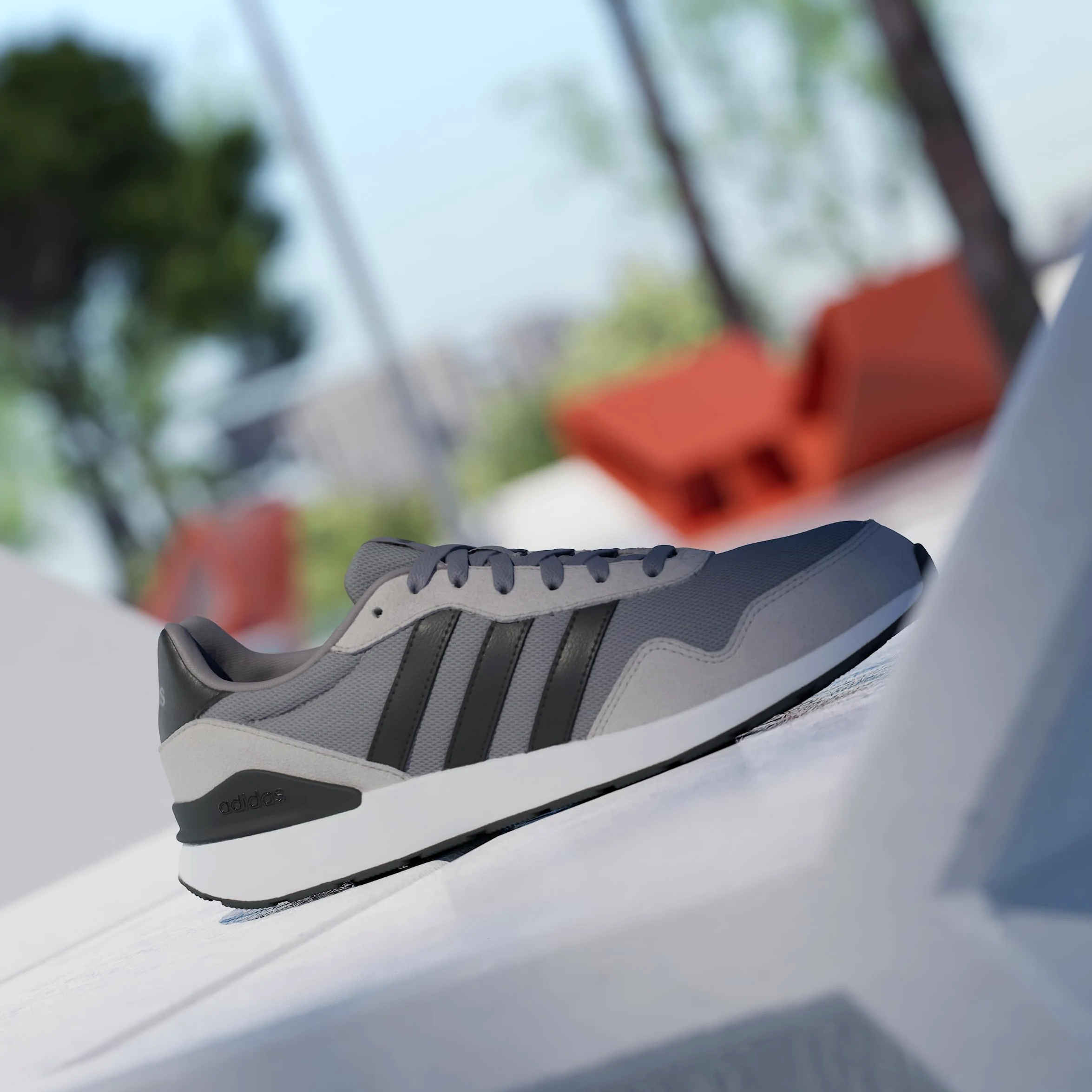 adidas Hombre Run 60S 4.0 Shoes, Grey Three/Core Black/Grey Two, 44 EU