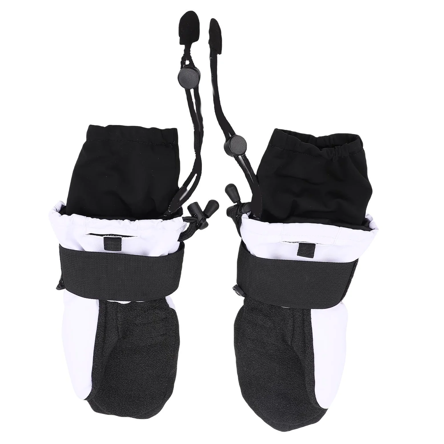Manoplas de esquí, Manoplas térmicas Resistentes al Viento con muñequeras, Felpa de Nailon EVA, para esquí, Snowboard, Senderismo, montañismo, 2 Pares (SG)