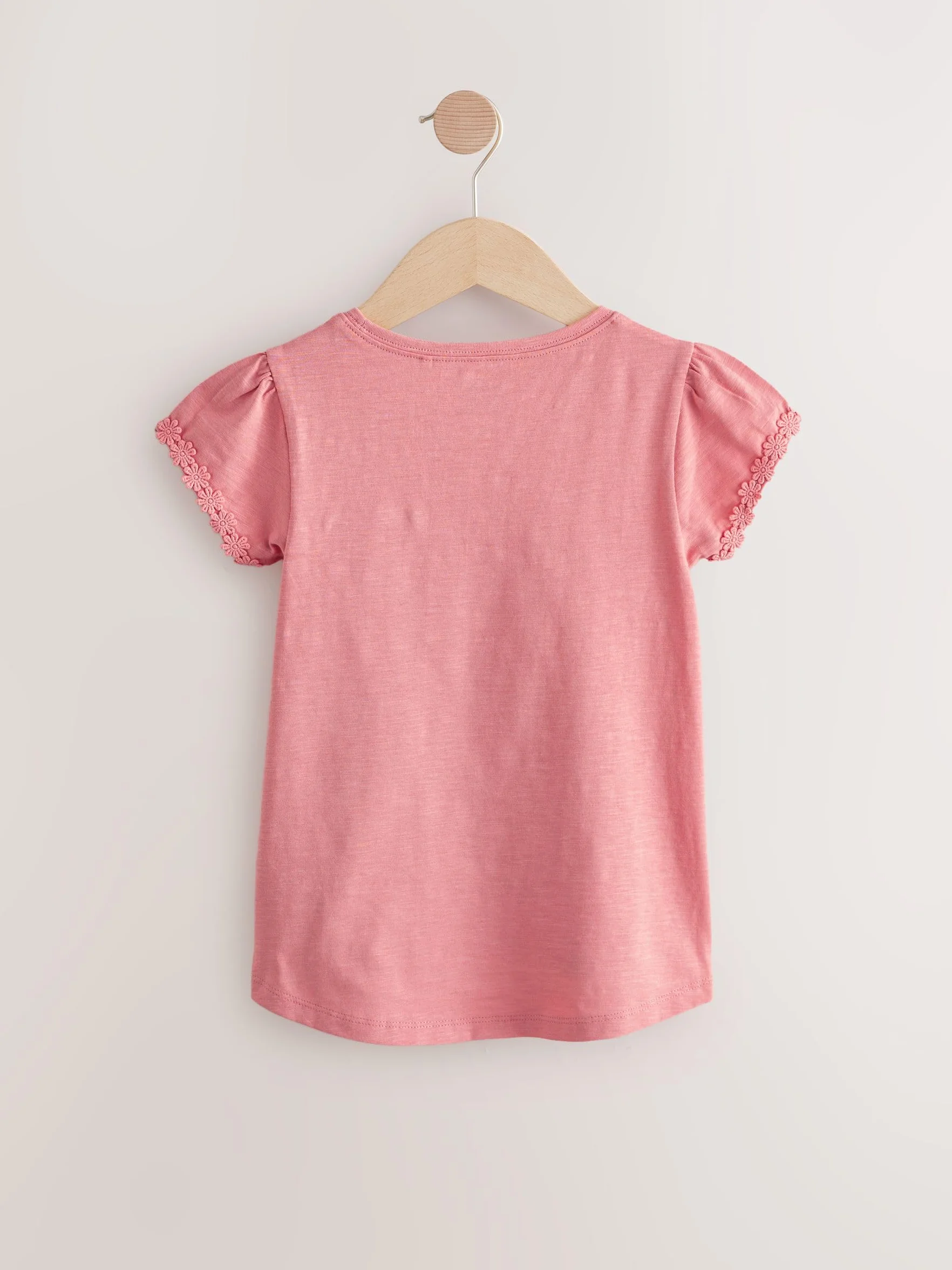 NEXT Niñas Pack de 3 Camisetas con Ribete de Margaritas