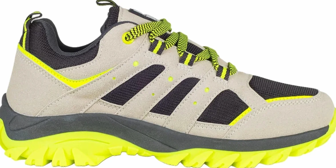 WORKTEAM Zapatilla Trekking Unisex con Cordones, Suela TPR Antideslizante, Plantilla con Amortiguación Extraíble Ligera, Ideal para Uso en Exteriores