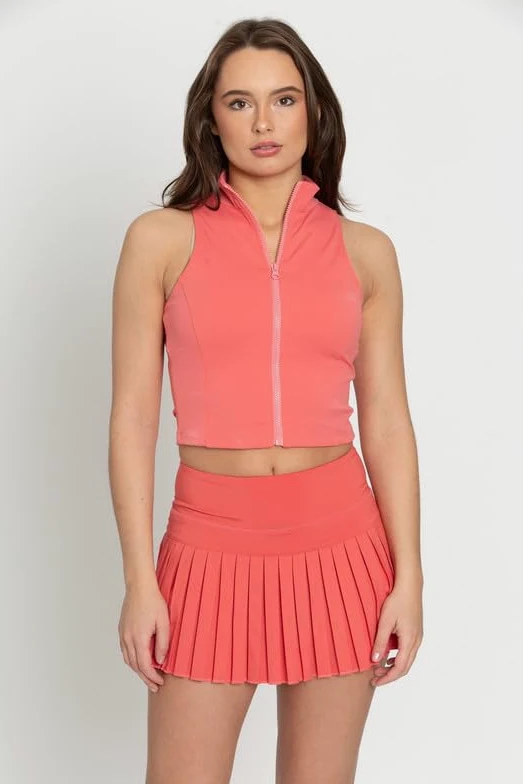 GOLD HINGE Falda de tenis plisada