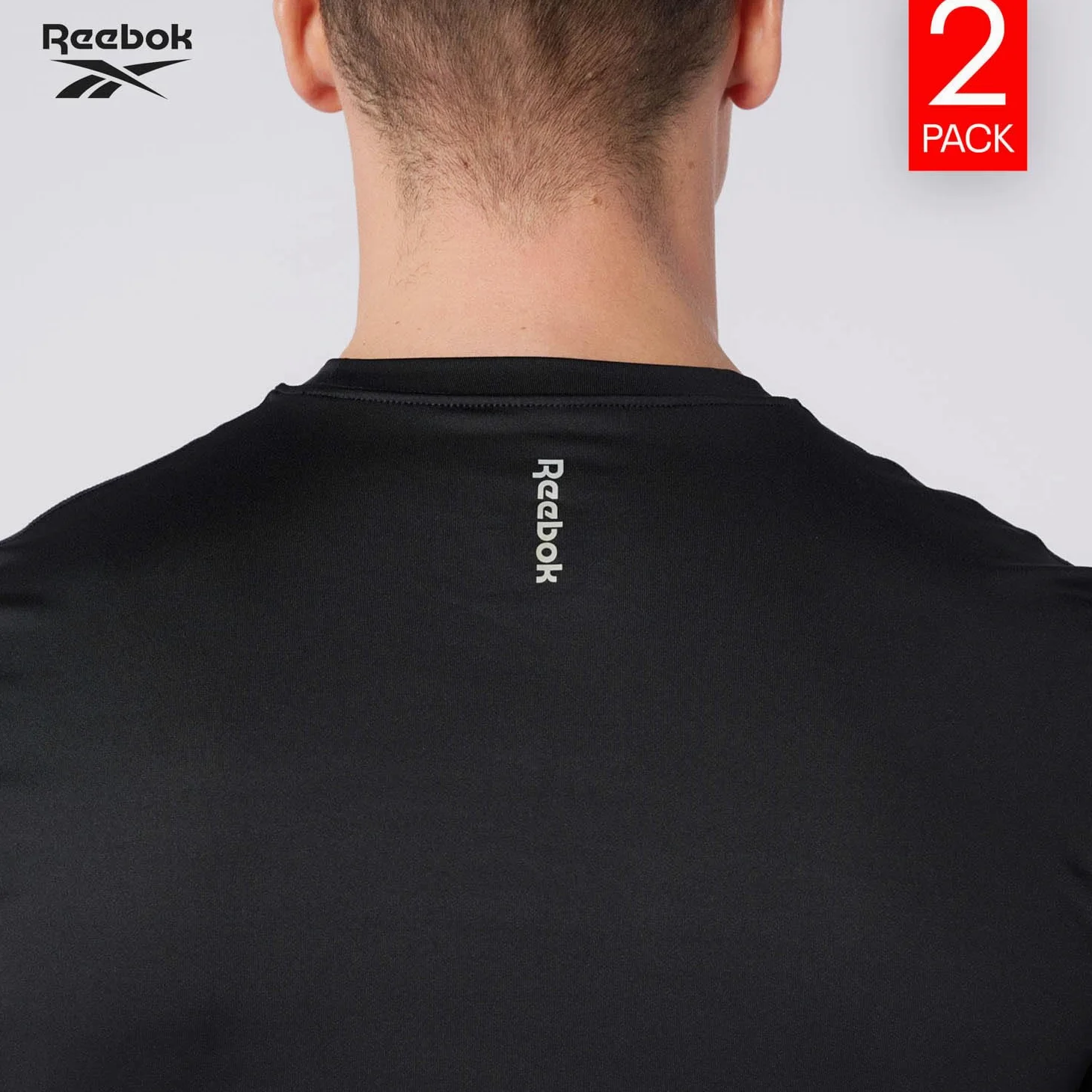 Reebok Clancy Camiseta Hombre (Pack de 2)