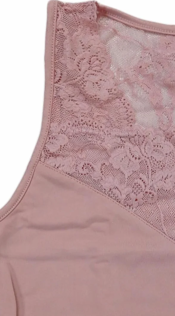 YSABEL MORA Camiseta Térmica Sin Mangas Encaje Elegante y Cómoda, Protección Térmica Avanzada, Libertad de Movimiento, Ideal para Cualquier Ocasión, Tecnología Antihumedad.