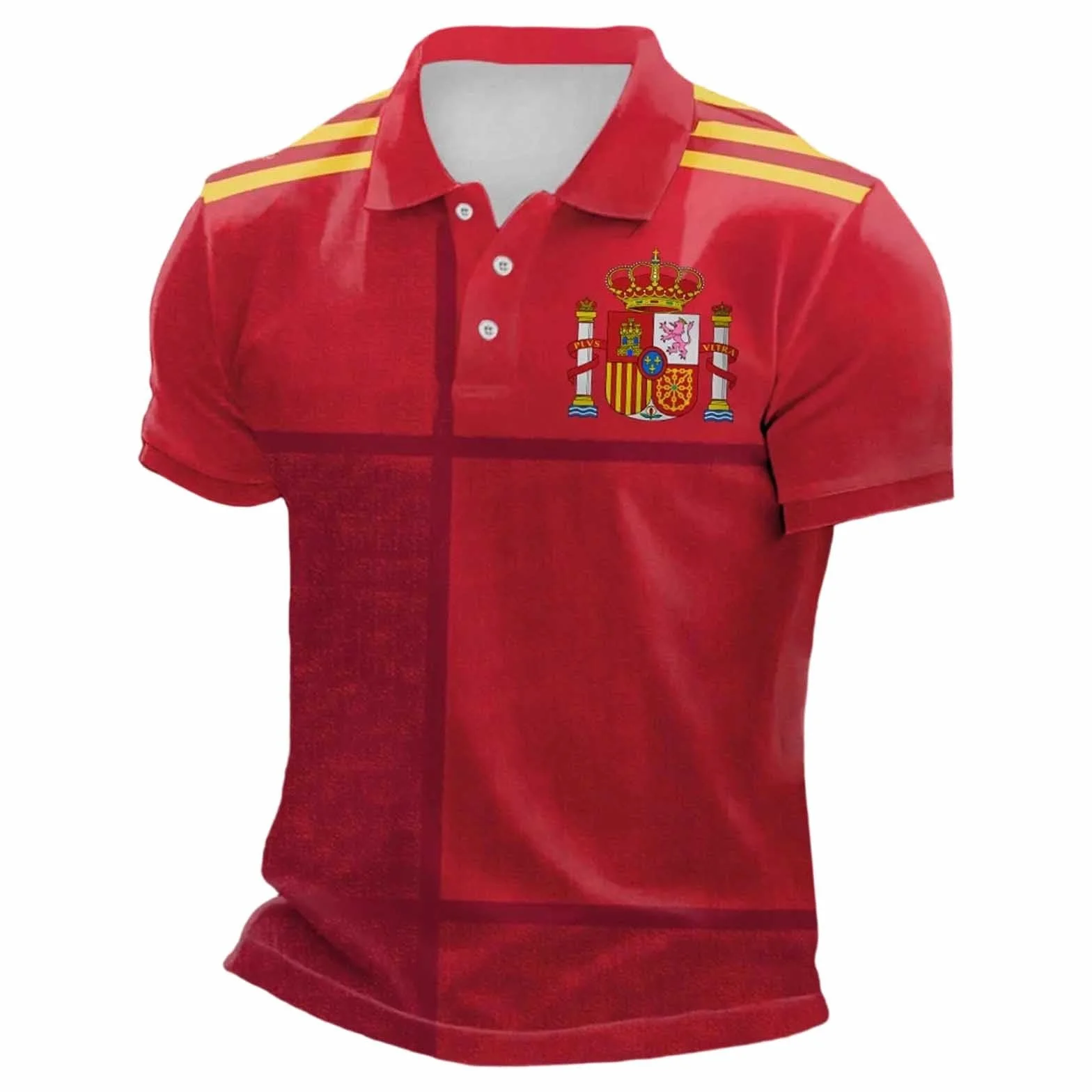 Camiseta Futbol Hombre Polos Verano Manga Corta Transpirable Punto Informal
