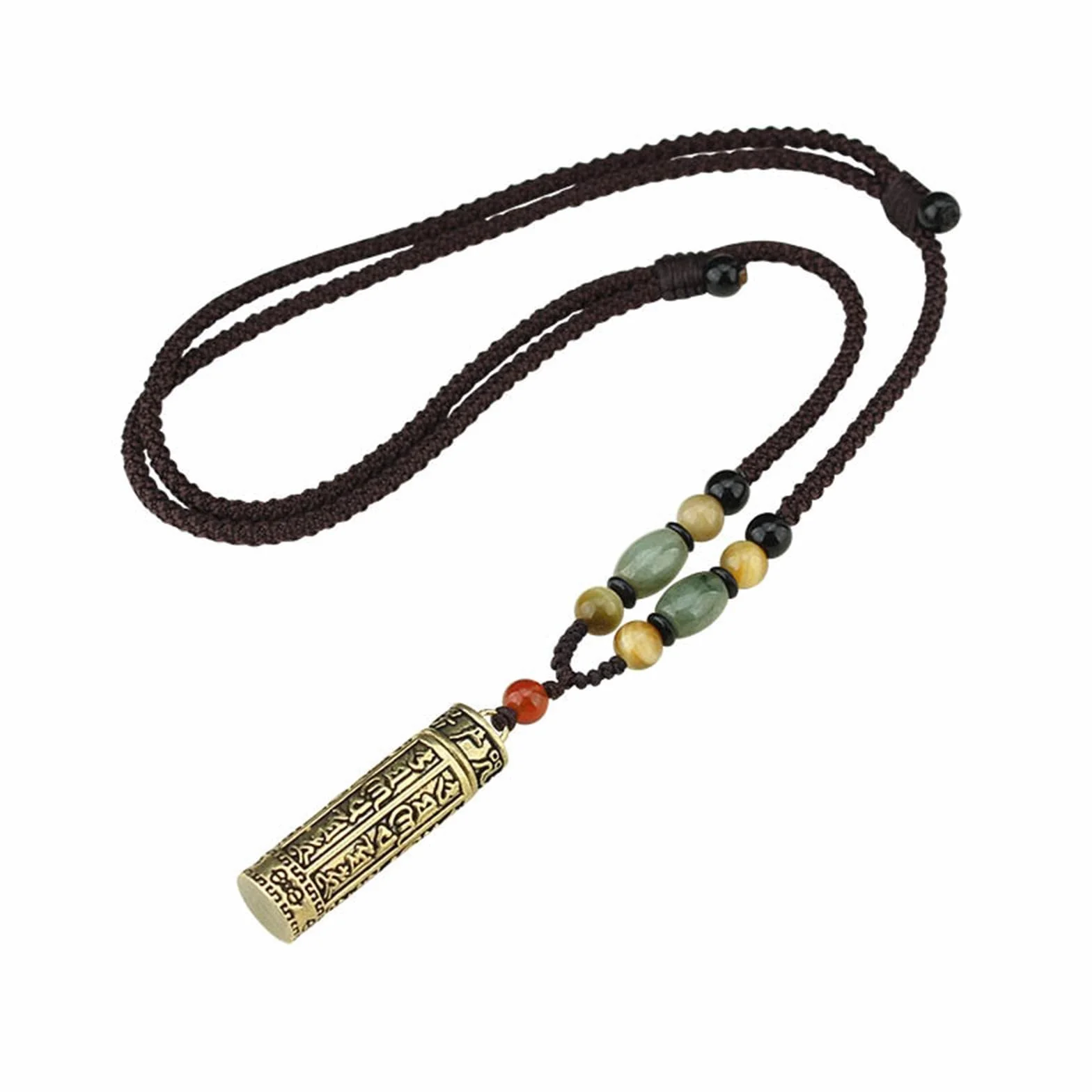 Colgante Tibetano Gawu Hecho a Mano Budista Recuerdo