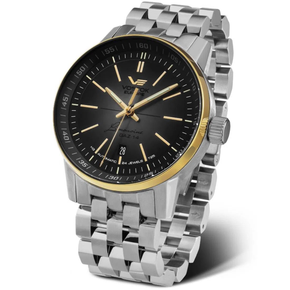 Vostok Europe Reloj Analógico para Hombre de Automático con Correa en Cuero 565E593