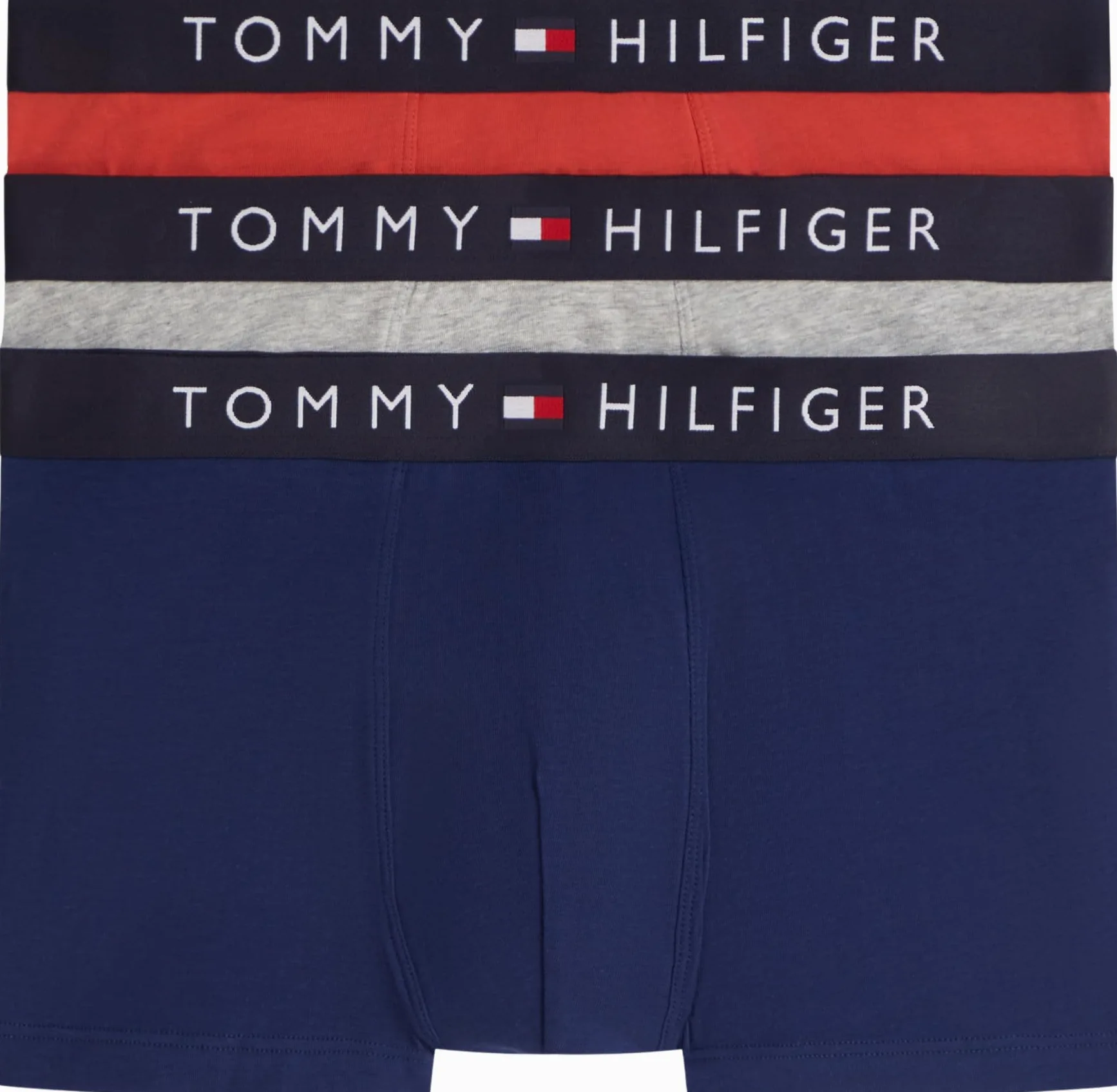 Tommy Hilfiger 3p Trunk Um0um03900 Baúl Hombre (Pack de 3)