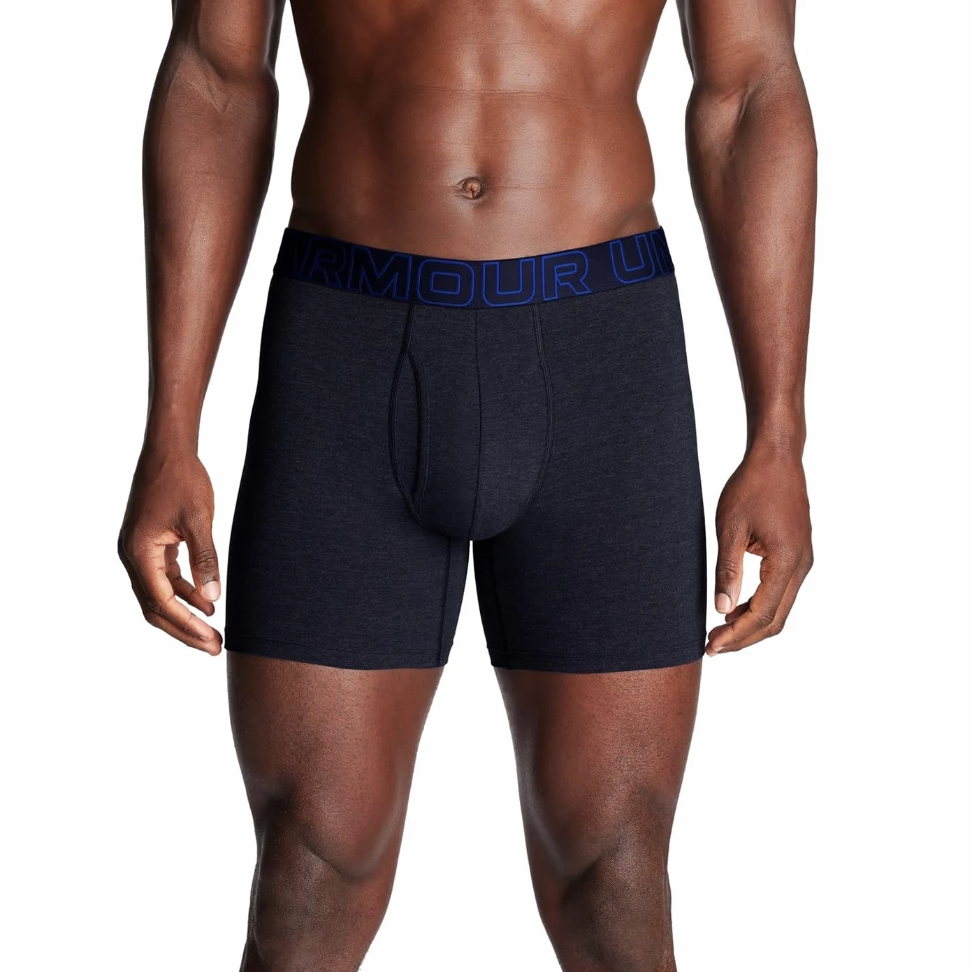 Under Armour Men's Performance Cotton 6" 3 Pack Solid Boxer Briefs Boxers Hombre (Pack de 3)