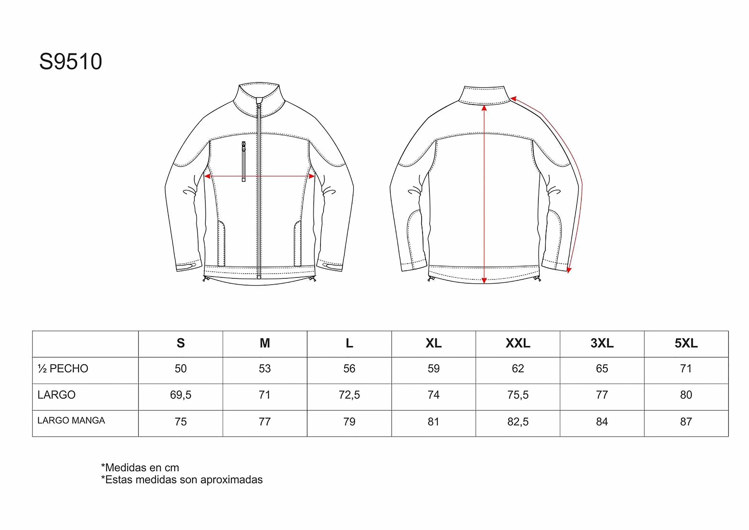 WORKTEAM Cazadora Softshell Alta Visibilidad con Protección Térmica, Cortavientos y Repelente al Agua, Certificada EN 14058 y EN 17353. Unisex