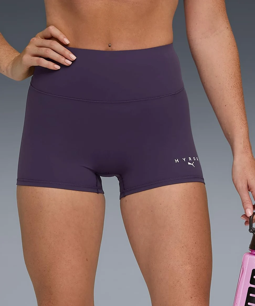 Puma 528163 Hi Lock W PUMA x Hydrox Shapeluxe - Pantalones cortos ajustados para mujer, 7,6 cm, talla 26