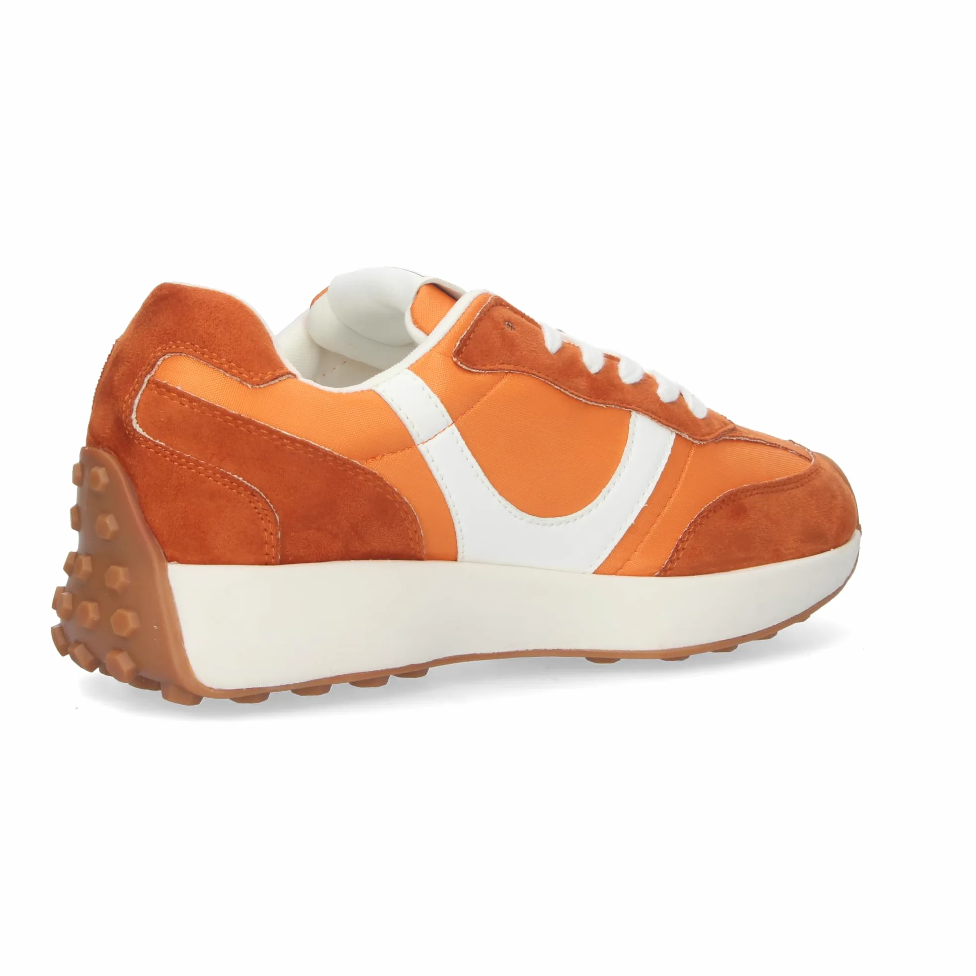 Zapatillas Deportivas Casual de Mujer, de Diseno Moderno Cierre de Cordones y Detalle en los Laterales.