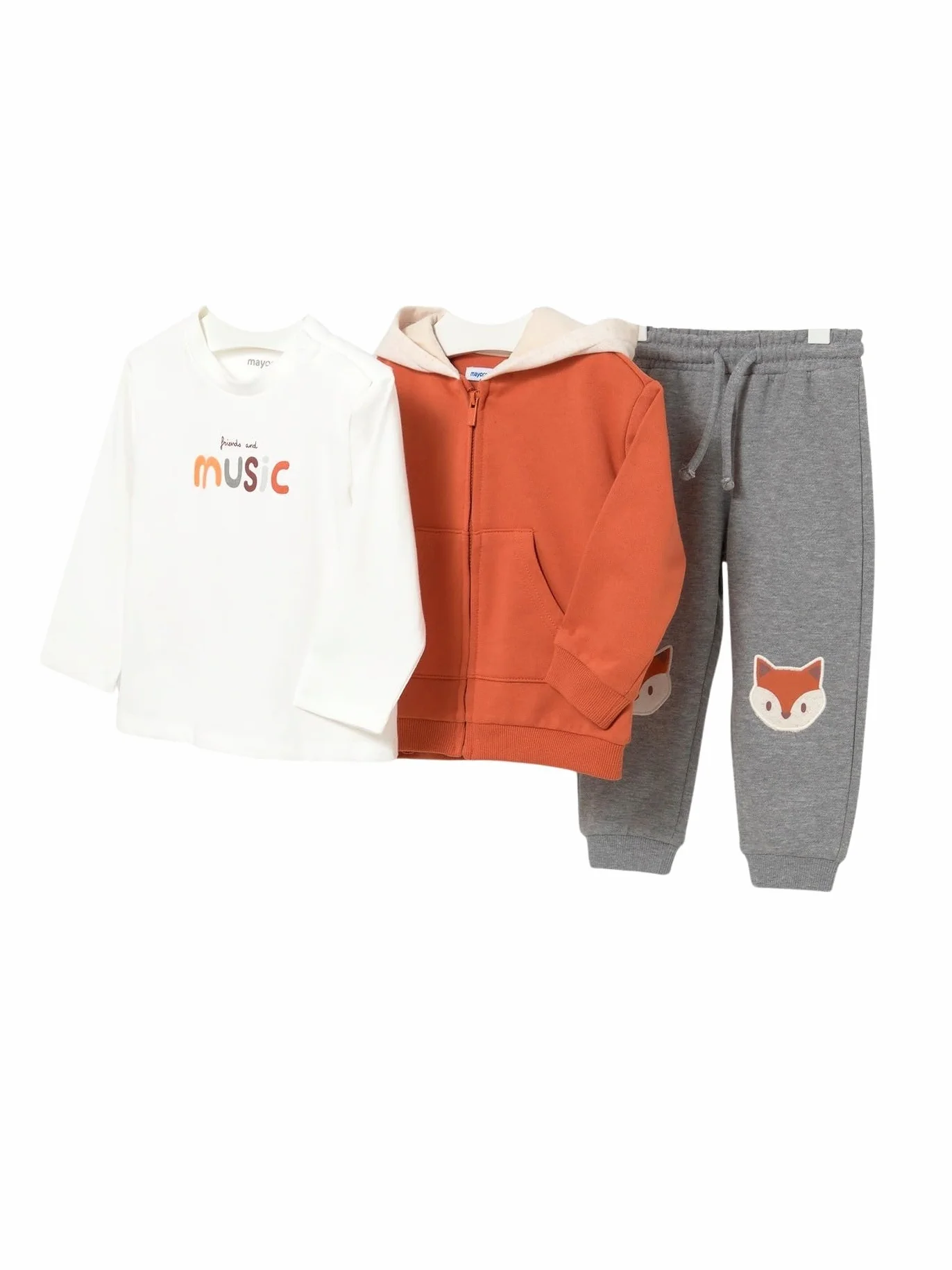 Mayoral Chandal camiseta 3pc para bebé niño Teja