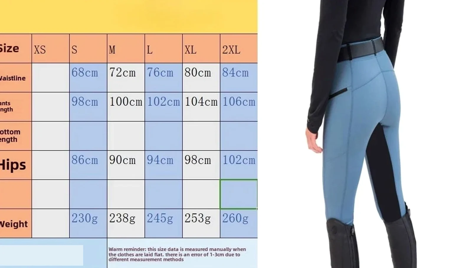 Pantalones De Equitación Pantalones de equitación Ajustados con Empalme elástico, Pantalones Casuales Pierna pequeña