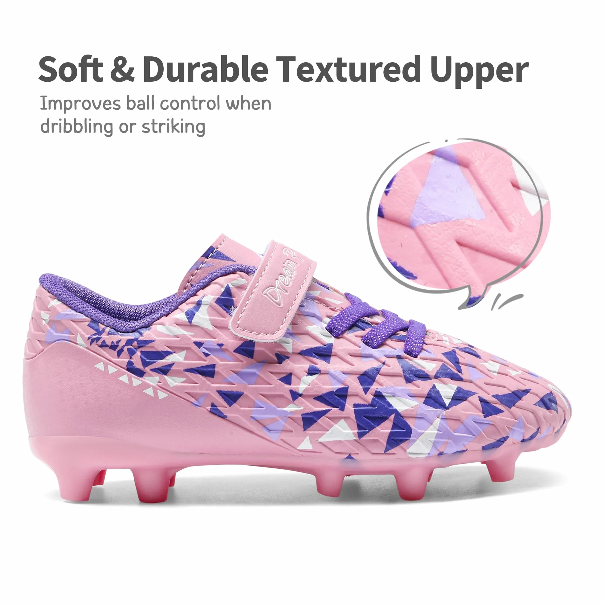 DREAM PAIRS Botas de Fútbol Sala Niños Zapatos Transpirables Unisex