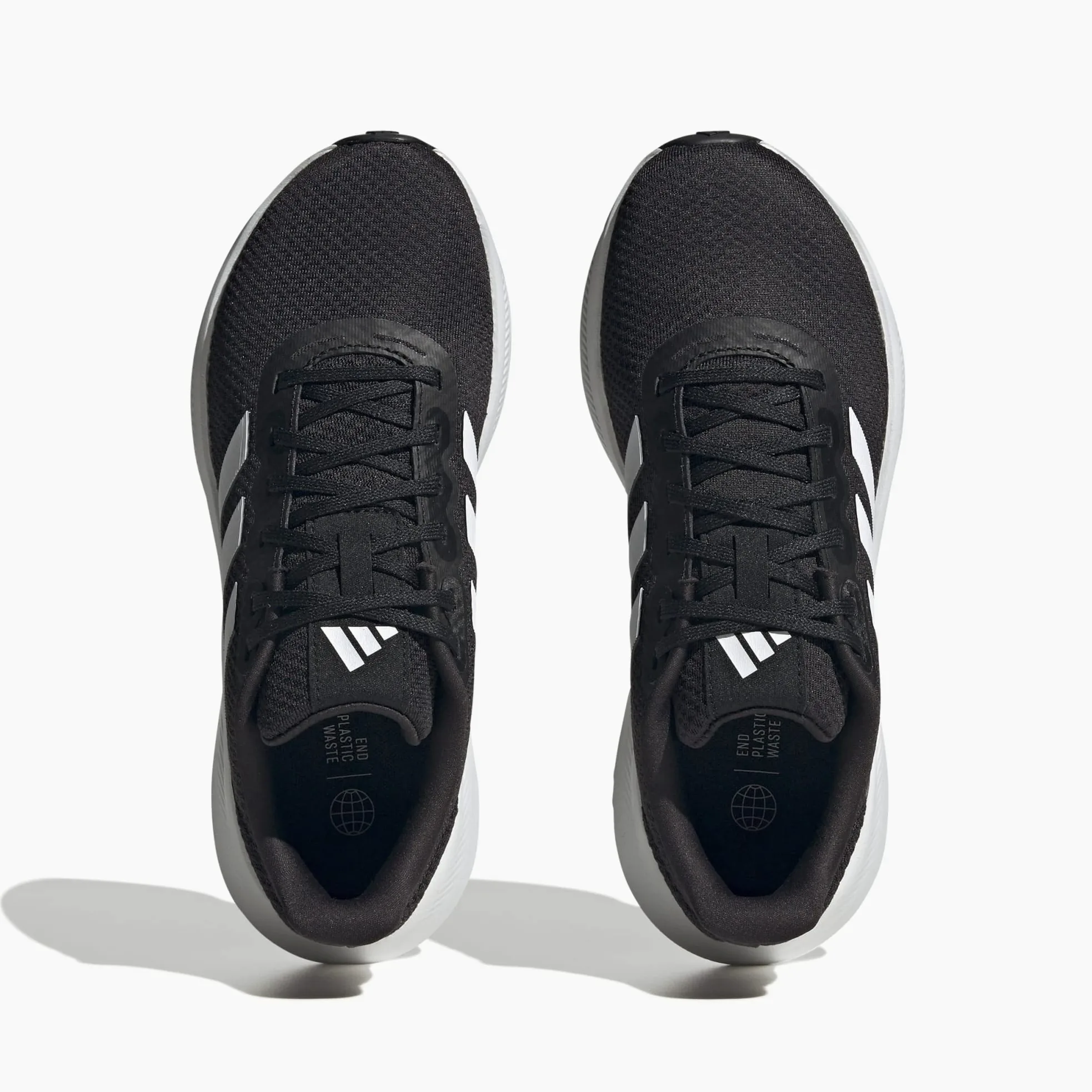 adidas RunFalcon Wide 3 Shoes, Zapatillas para Correr Mujer, Core Black/Cloud White/Core Black, 38 EU