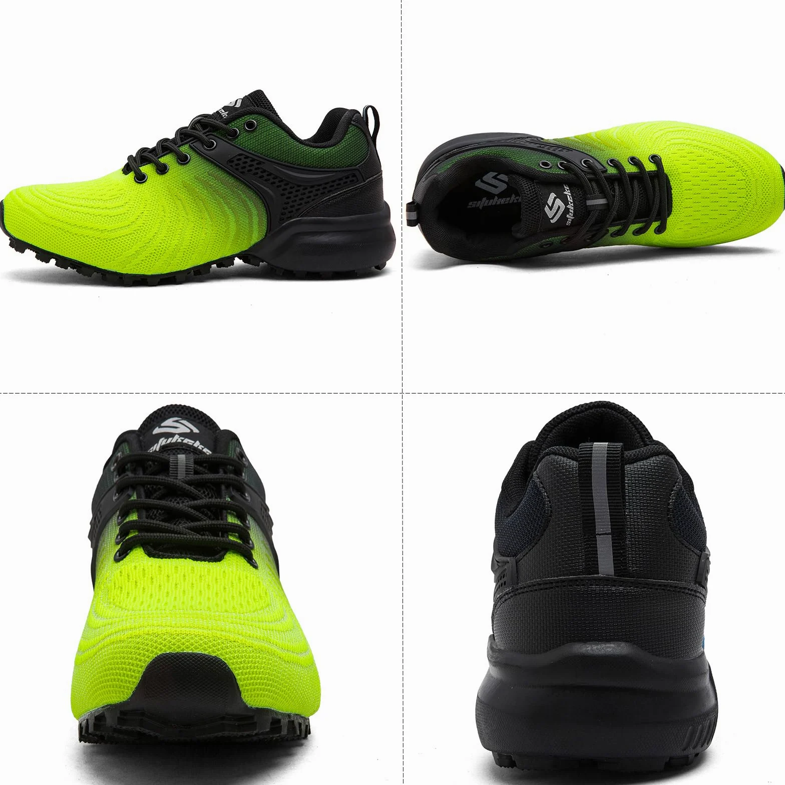 Zapatillas de Trail Running Hombre Zapatillas de Trekking Zapatos de Senderismo Ligero Antideslizantes Deportes Zapatos de Trail Running