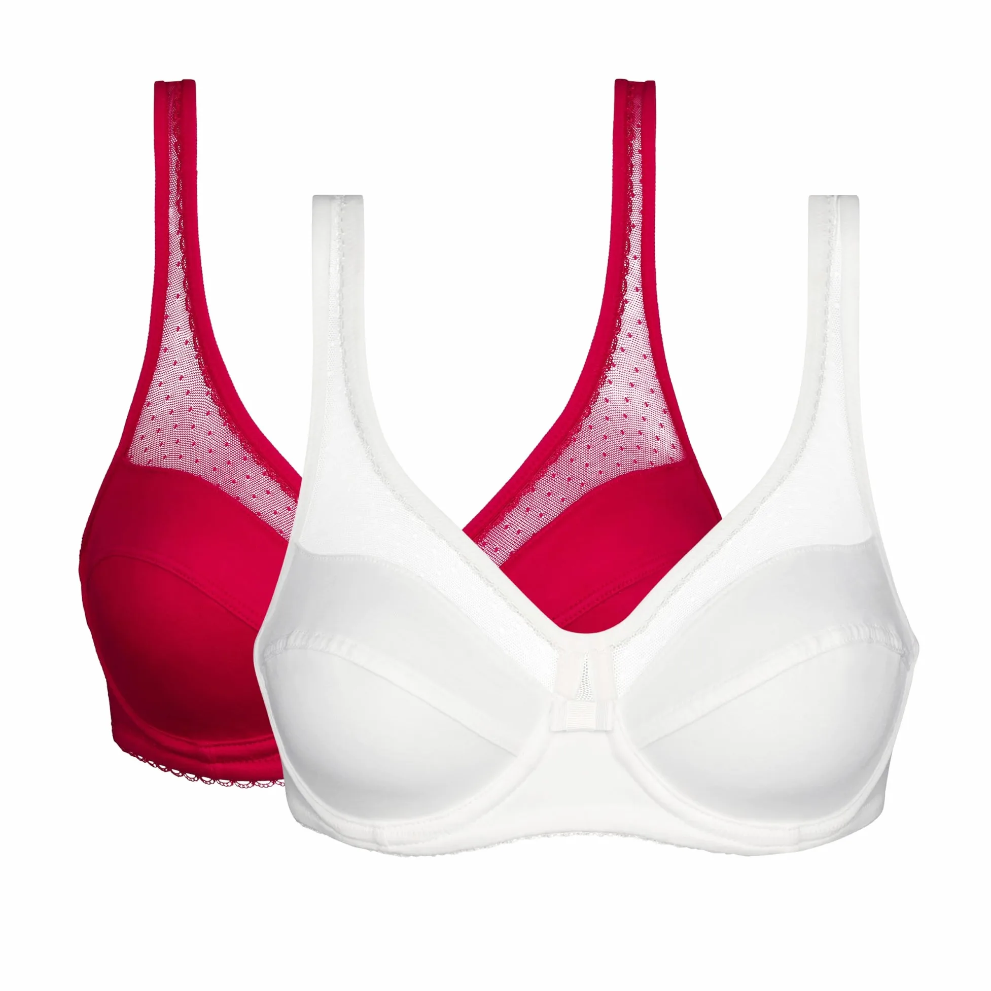 Dim Sujetador de gran capacidad con aros Generous Cotton Bio Mujer x2