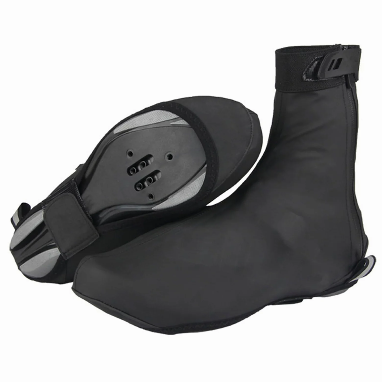 Cubrebota Ciclismo,Cubiertas Impermeables para Zapatos de Ciclismo con diseño de Viento Calzado Reflectante Hombres Mujeres Cubiertas térmicas Reutilizables para Zapatos de Bicicleta MTB