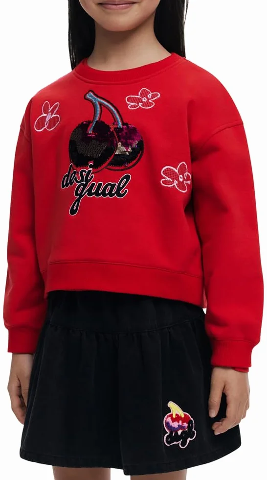 Desigual Sweatshirt Cherries Niñas