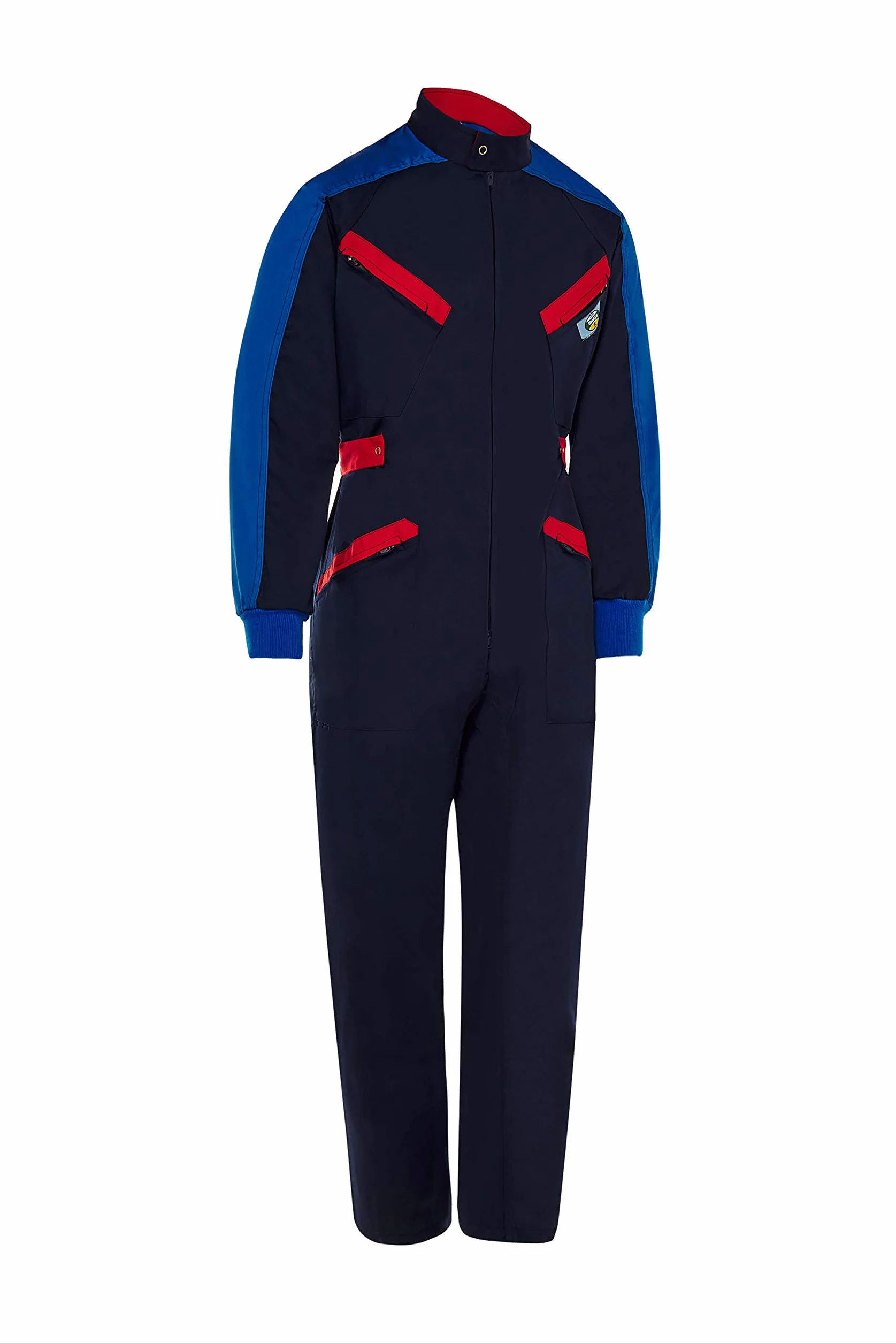 Mono De Trabajo Tricolor Manga Larga con Bolsillos Profesional de Hombre Azul Marino Mecanico/Soldador. Ref: 125