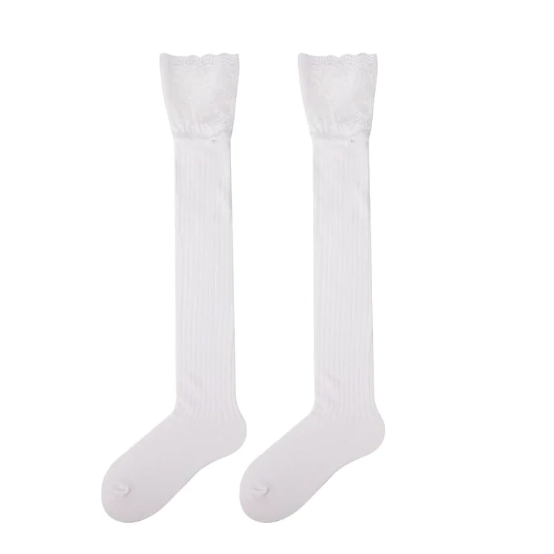 6 pares de calcetines por encima de la rodilla, calcetines hasta la rodilla, calcetines altos hasta la rodilla para mujer, calcetines hasta la rodilla para niña, cosplay, uso diario, color