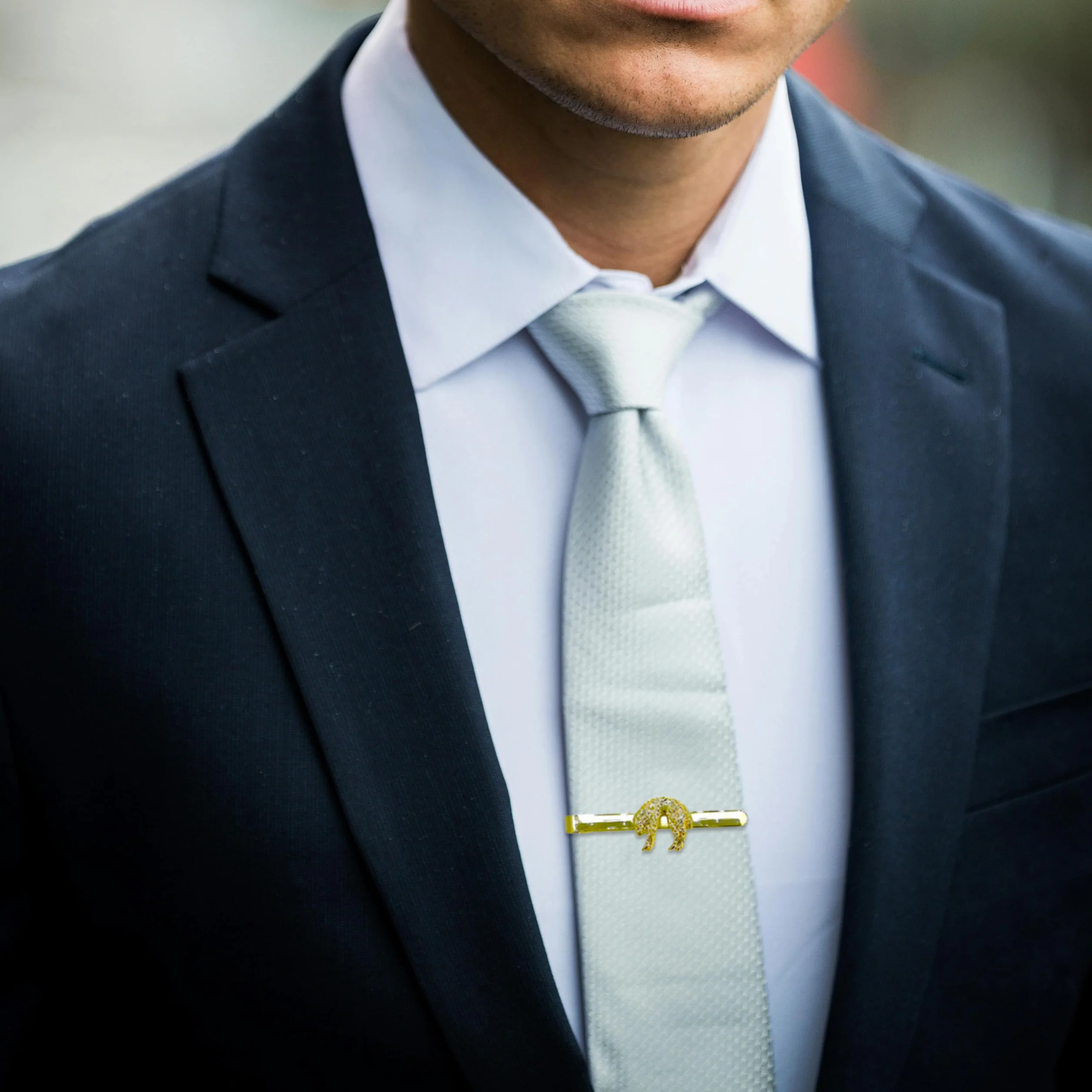 Pasador de Corbata Orden de Caballería Toison de Oro en Dorado | Gemelos Originales Para Camisas | Para Hombres y Niños | Regalos Para Bodas, Comuniones, Bautizos y Otros Eventos