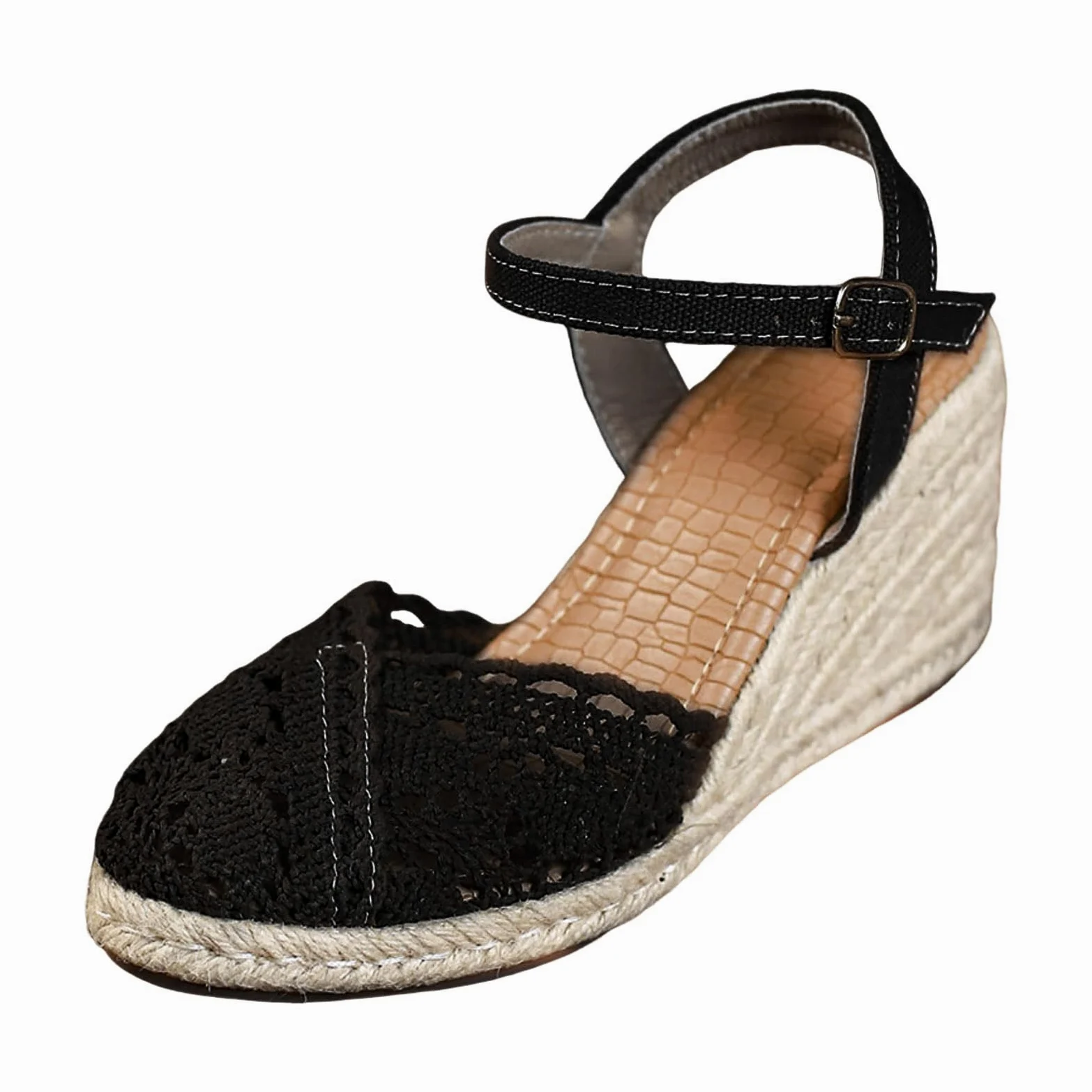 Sandalias Cós Para Mujer Sandalias Para Mujer Mules De Cuero Cós De Verano Modernas Con Cuña Y Pantuflaspremium Sandaliasde Verano Con Anti Transpirables Estilo Bohemio Punta Abierta Y Tacón Bloque