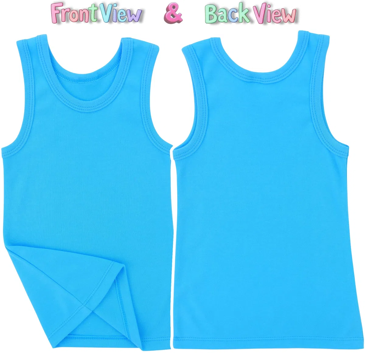 tobeinstyle Boy 's 4 unidades Tank Tops