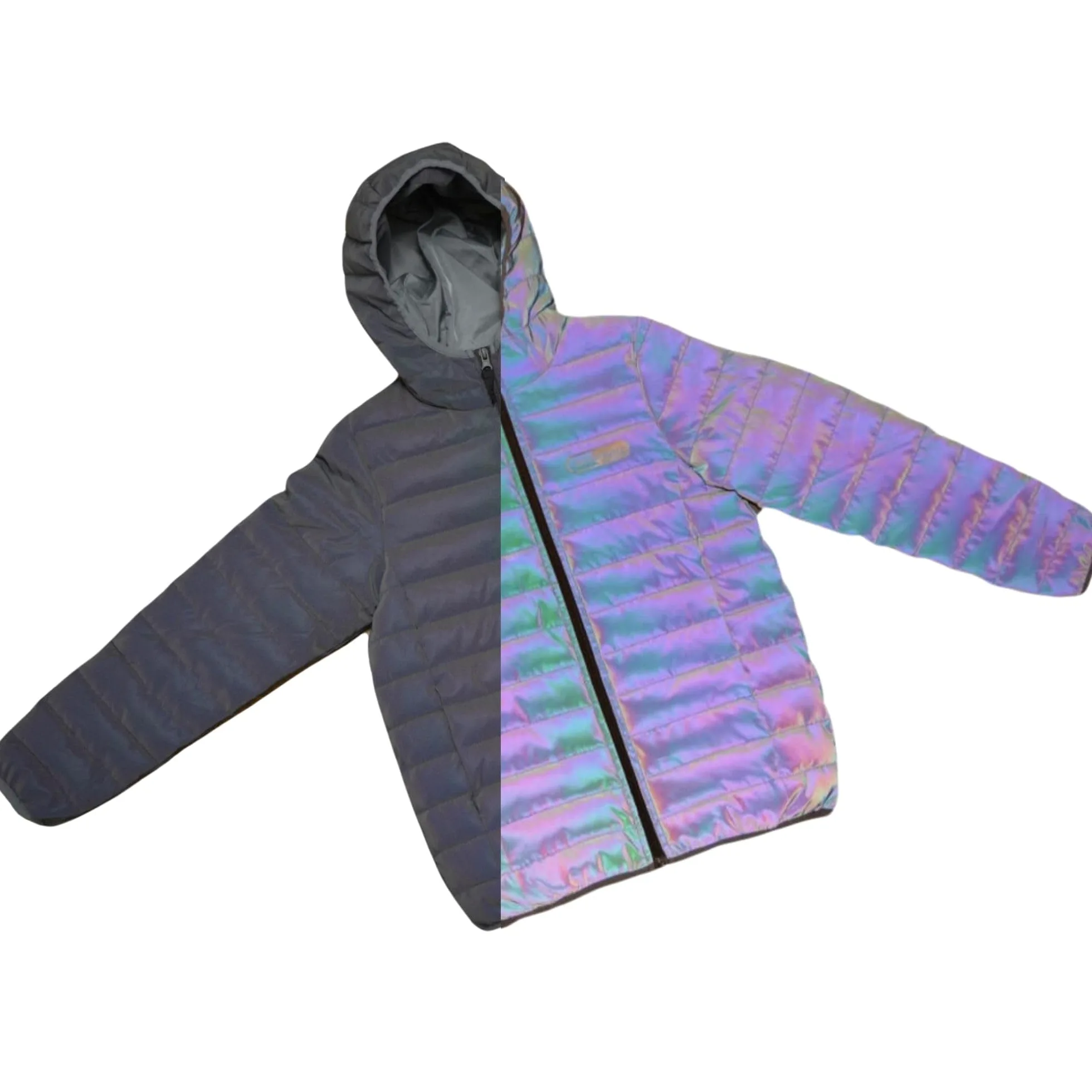 Chaquetas acolchadas reflectantes para niños