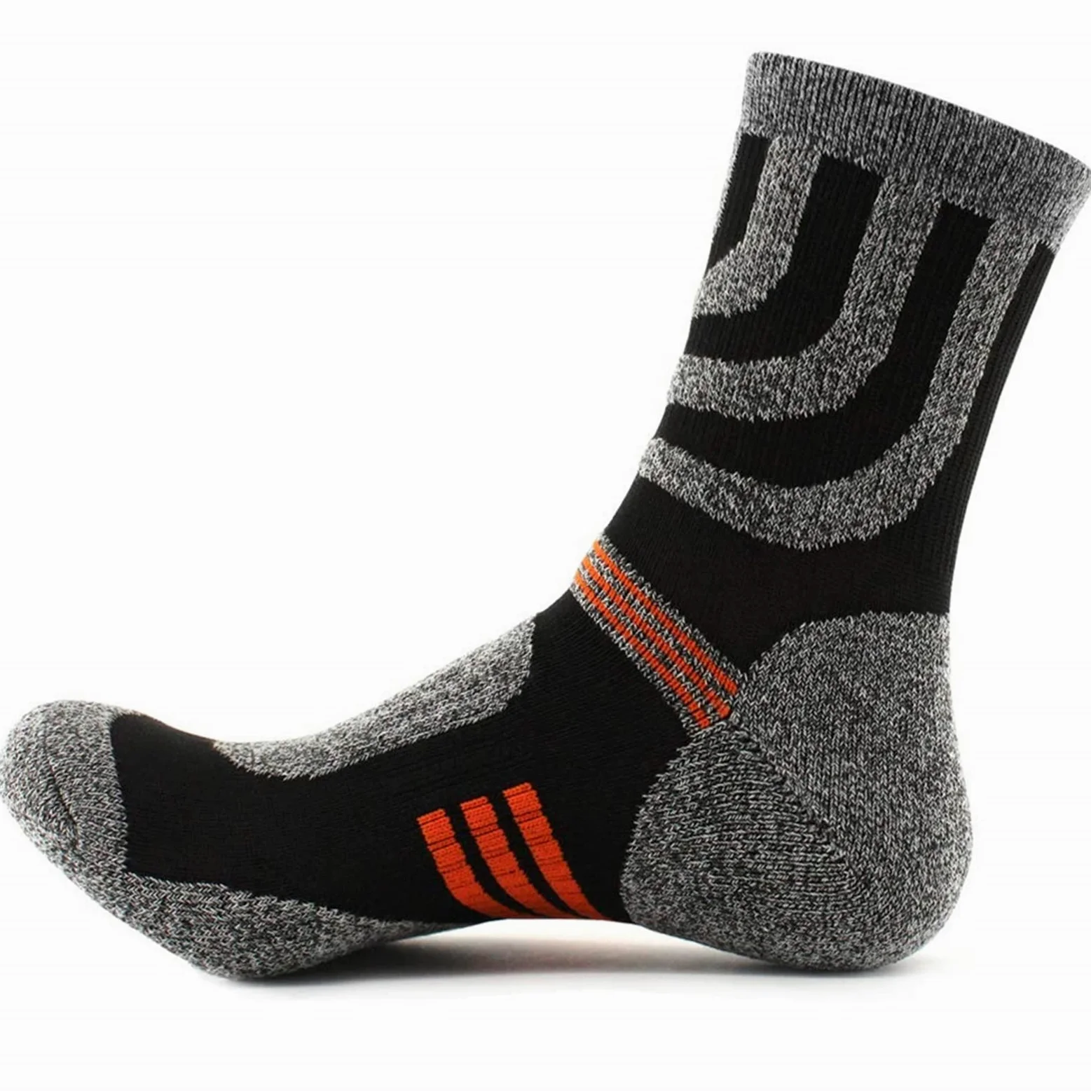 Hombres Senderismo Caminando Corriendo Calcetines Acolchados Terry Cushion Anti Blister Calcetines de Deportes de Invierno for Actividades al Aire Libre Ciclismo Camping Ciclismo Calcetines