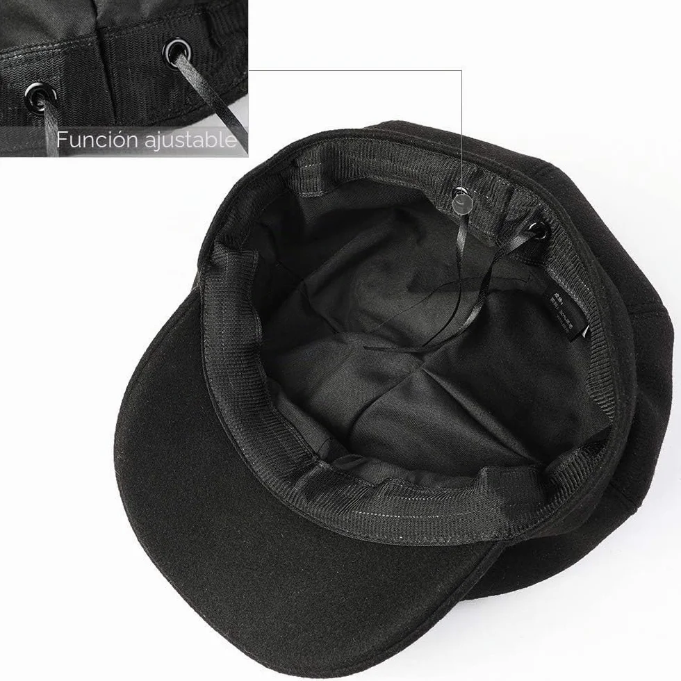 Superora Boinas Mujer Francesa Vintage Sombreros de Mujer Invierno Clásico Gorro Caliente