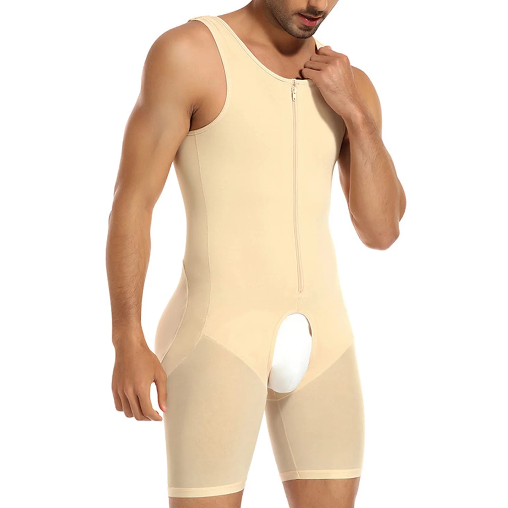 NLAVW Cuerpo de Hombre Shorts Shorts 4XL-6XL, Trainer de Cintura Body Pérdida de Peso Pérdida de Peso Control de la Barriga Completa Cuerpo Shaper