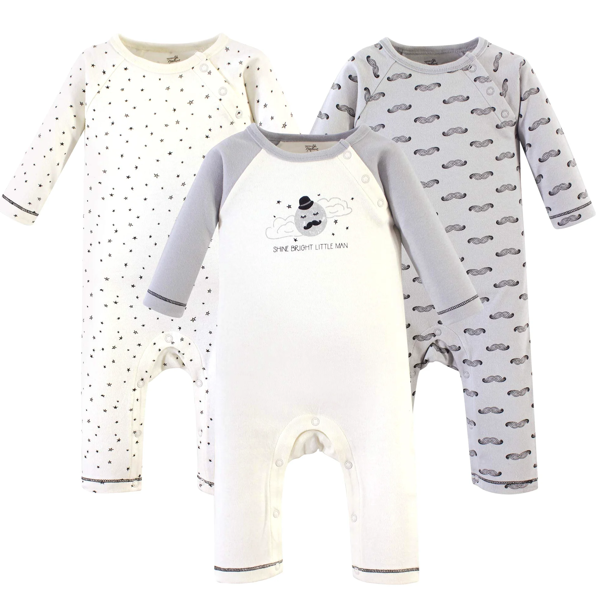 Touched by Nature - Mono Ropa Bebes Niño de algodón orgánico unisex - Gris - 12-18 meses