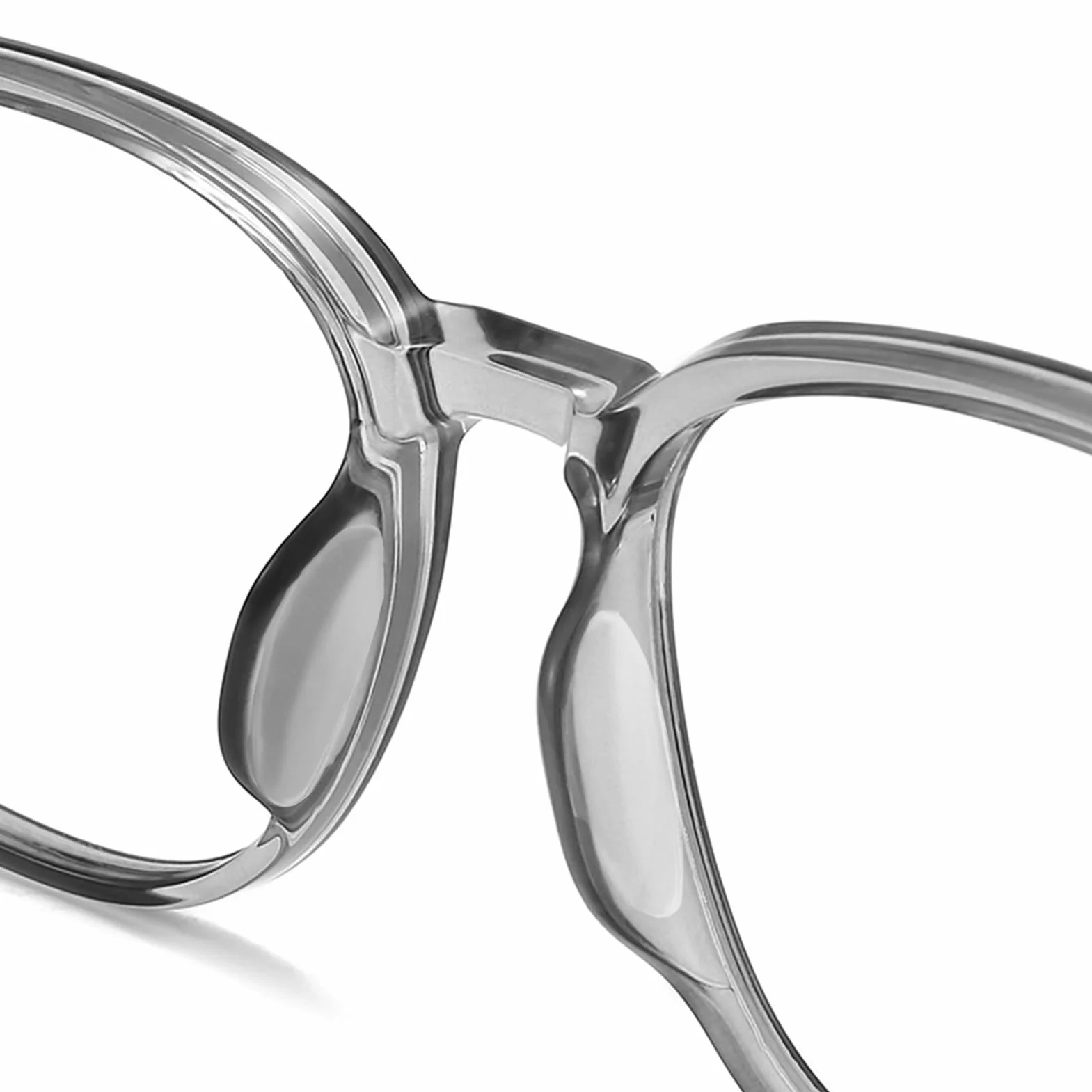 Almohadillas de Nariz para Lentes de Silicona 1mm Antideslizantes Transparentes 10 Pares