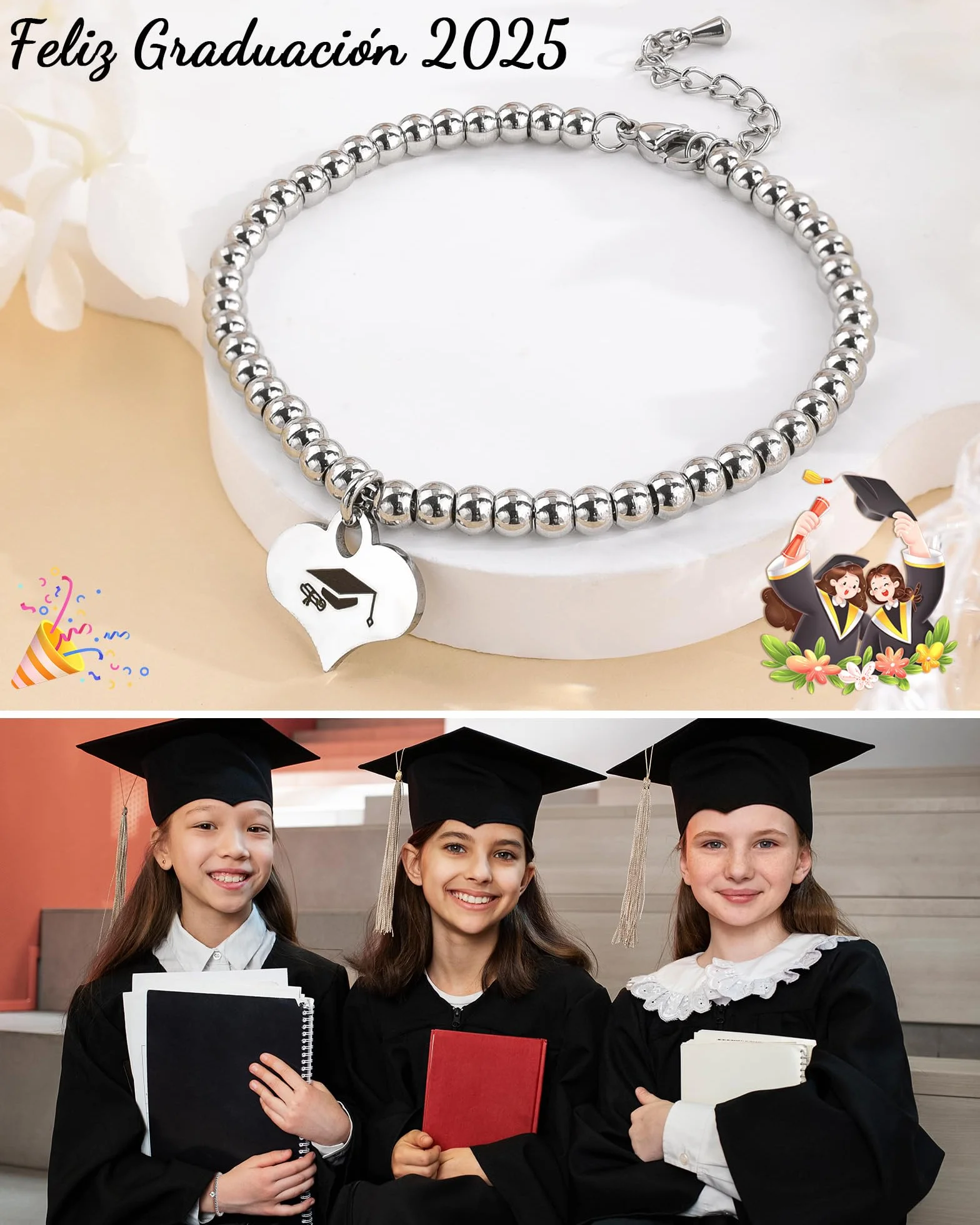 SUNSH Pulsera Graduación para Mujer Regalo Original