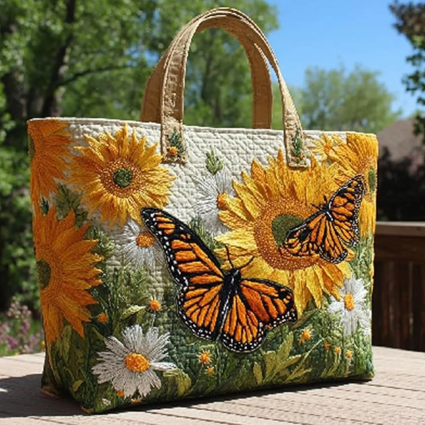 Bolso de mano acolchado vintage para mujer gran capacidad plegable