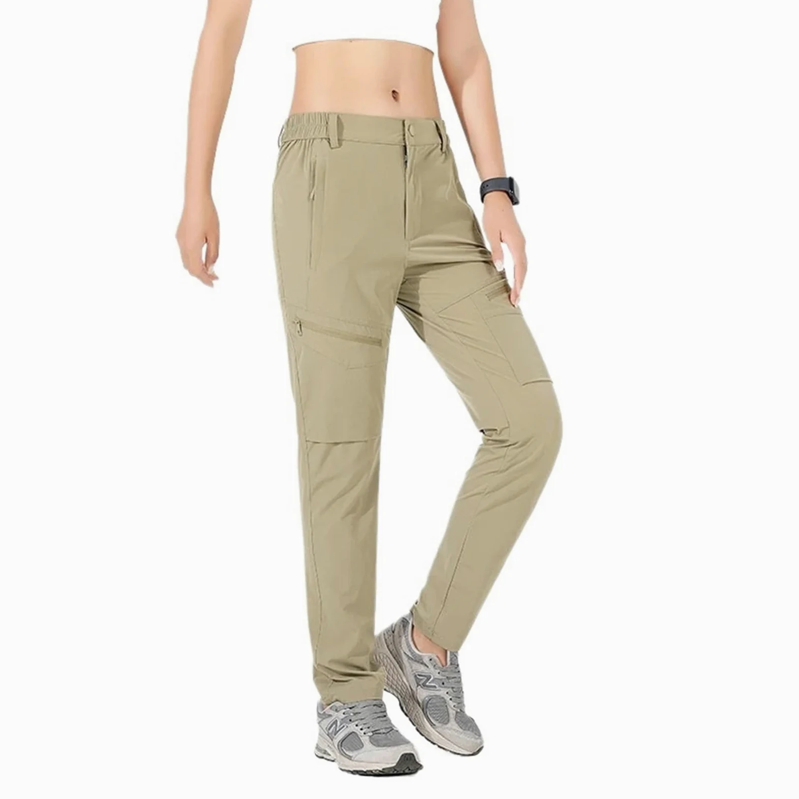Pantalones Trekking Mujer Pantalones de Senderismo for Mujer, elásticos en 4 direcciones, Impermeables, Verano, Cargo, Trekking, Escalada, Camping, Deportes al Aire Libre, Pantalones montaña