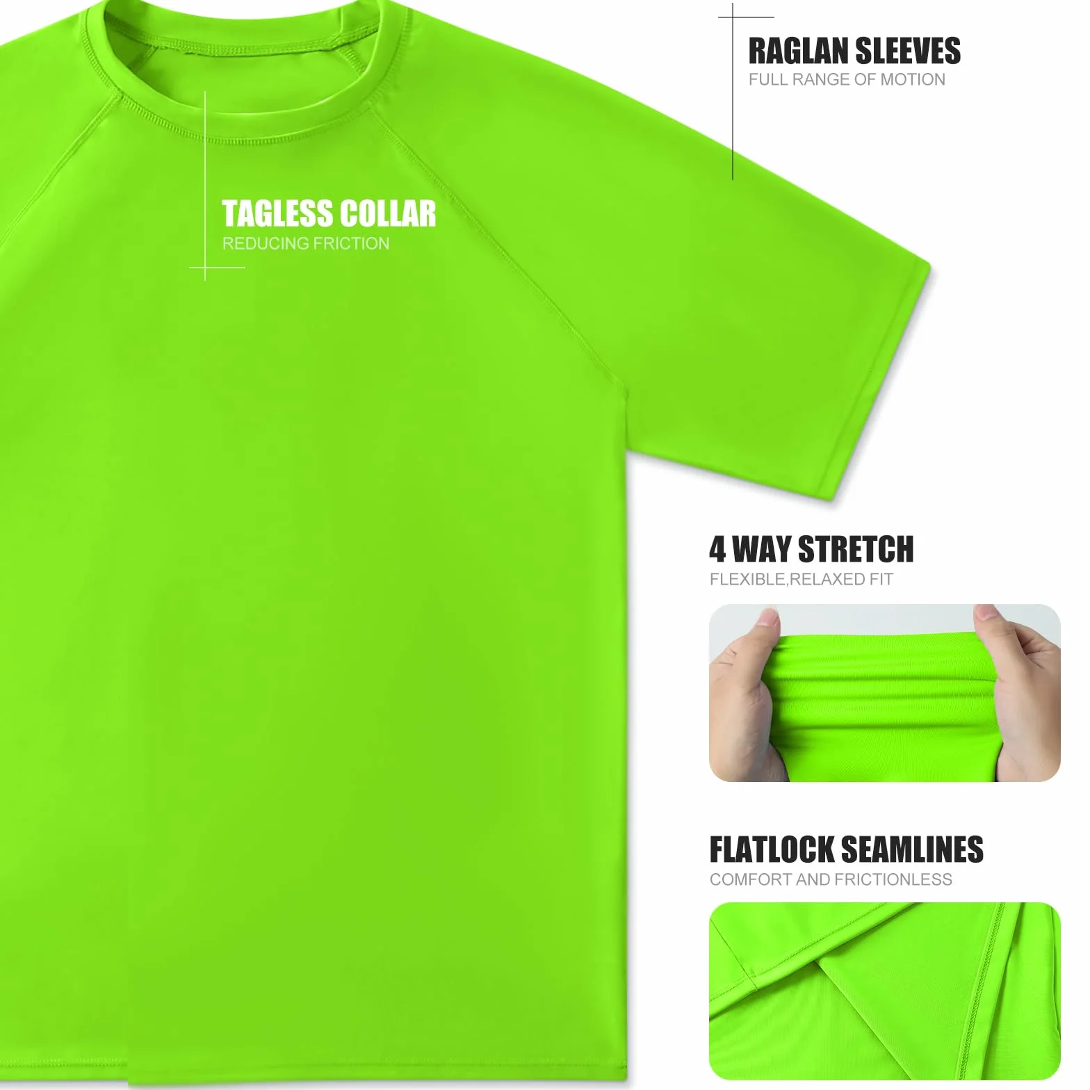 2 Piezas Camiseta Protección Solar Hombre con Manga Corta UPF 50+ Camiseta Anti UV Traje de Baño de Rashguard Camisa Deportiva Secado Rapido para Adultos