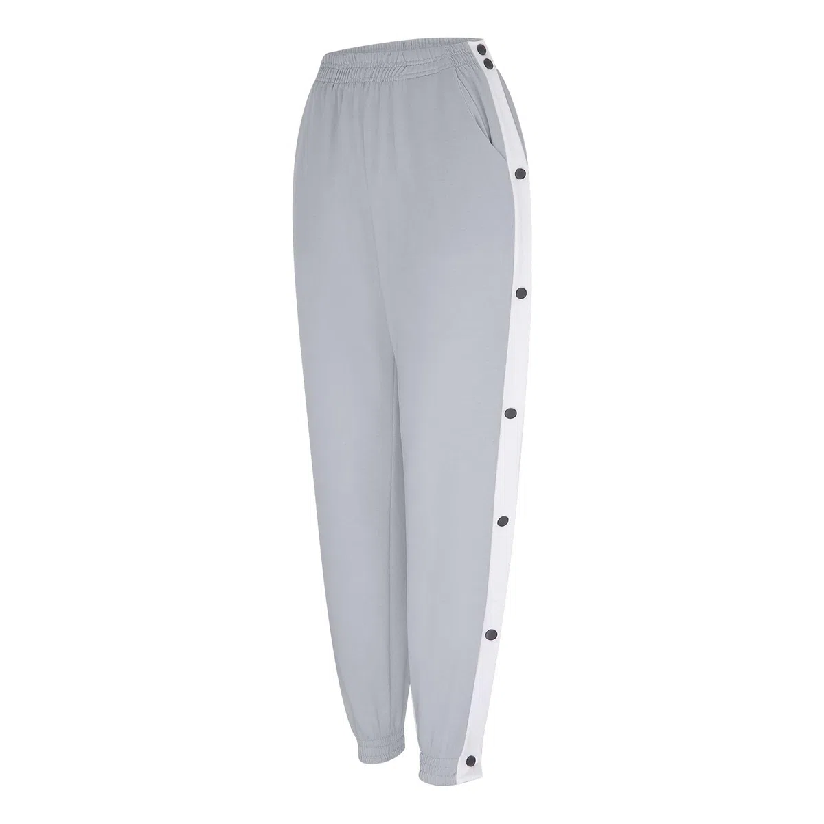 Pantalones de rehabilitación para hombre con apertura lateral, pantalones de jogging, pantalones postoperatorios, pantalones de entrenamiento de pierna ancha, pantalones de entrenamiento de pierna
