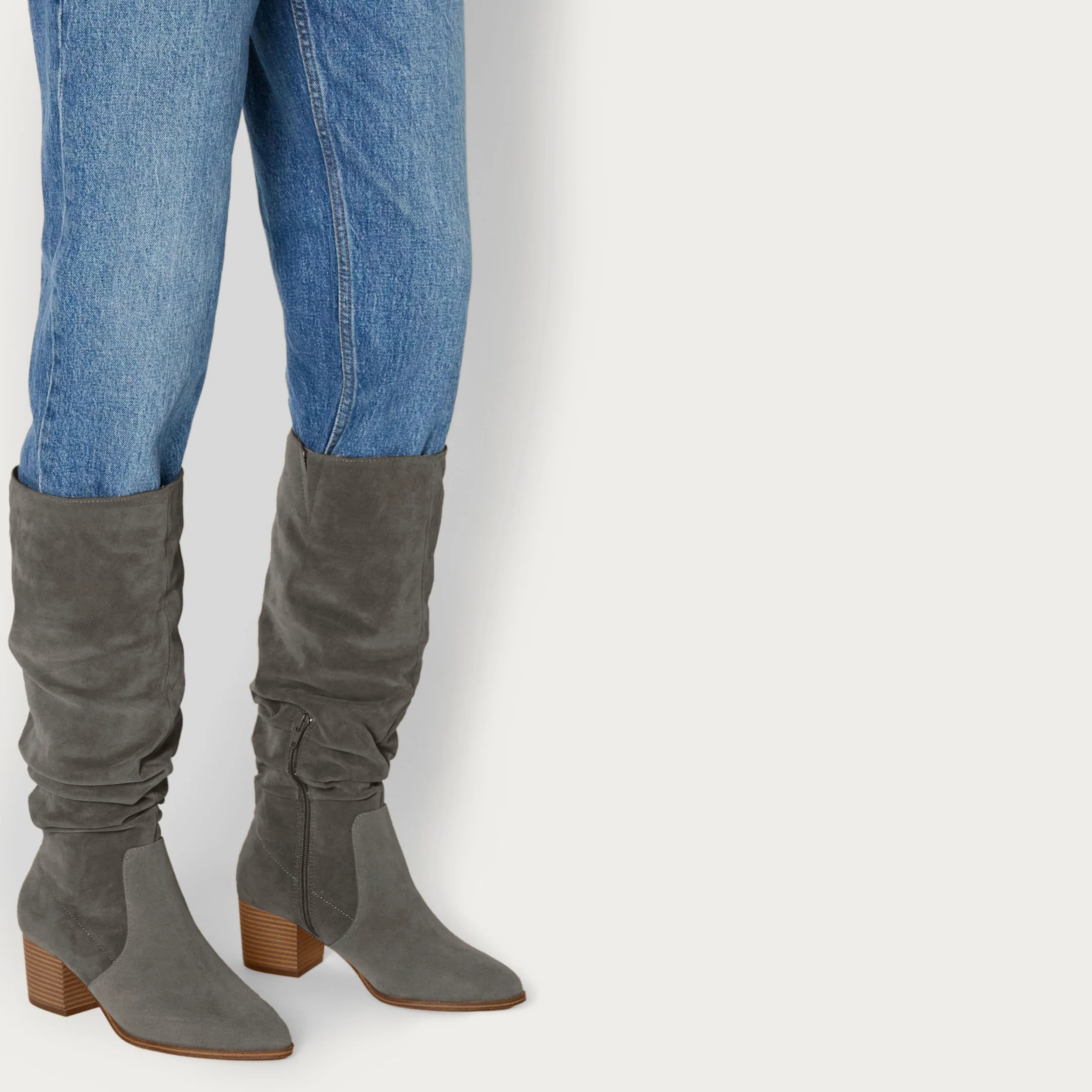 Amazon Essentials Mujer Botas de Tacón Grueso Alto